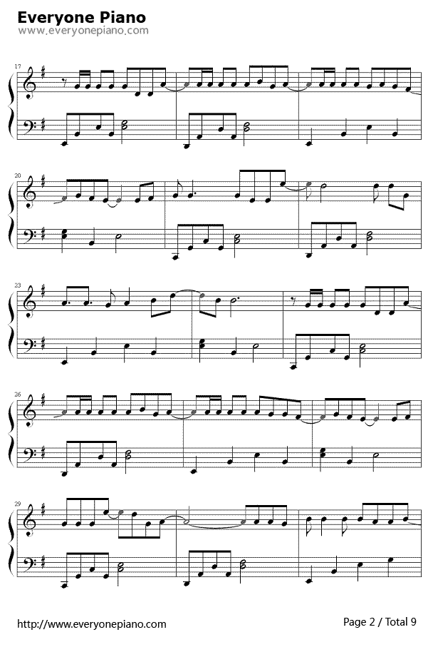 倾尽天下钢琴谱2-河图