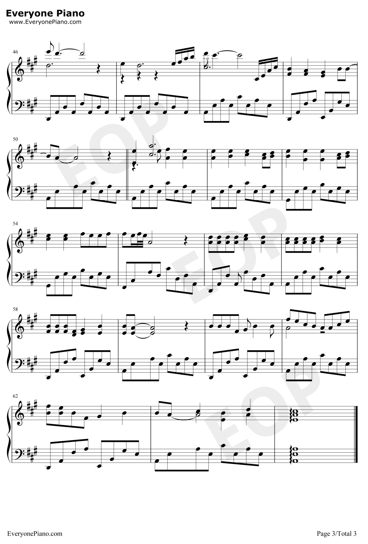 今天你要嫁给我钢琴谱3-陶喆