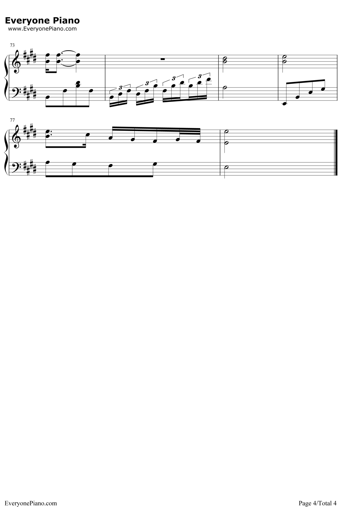 我飞故我在钢琴谱4-林俊杰