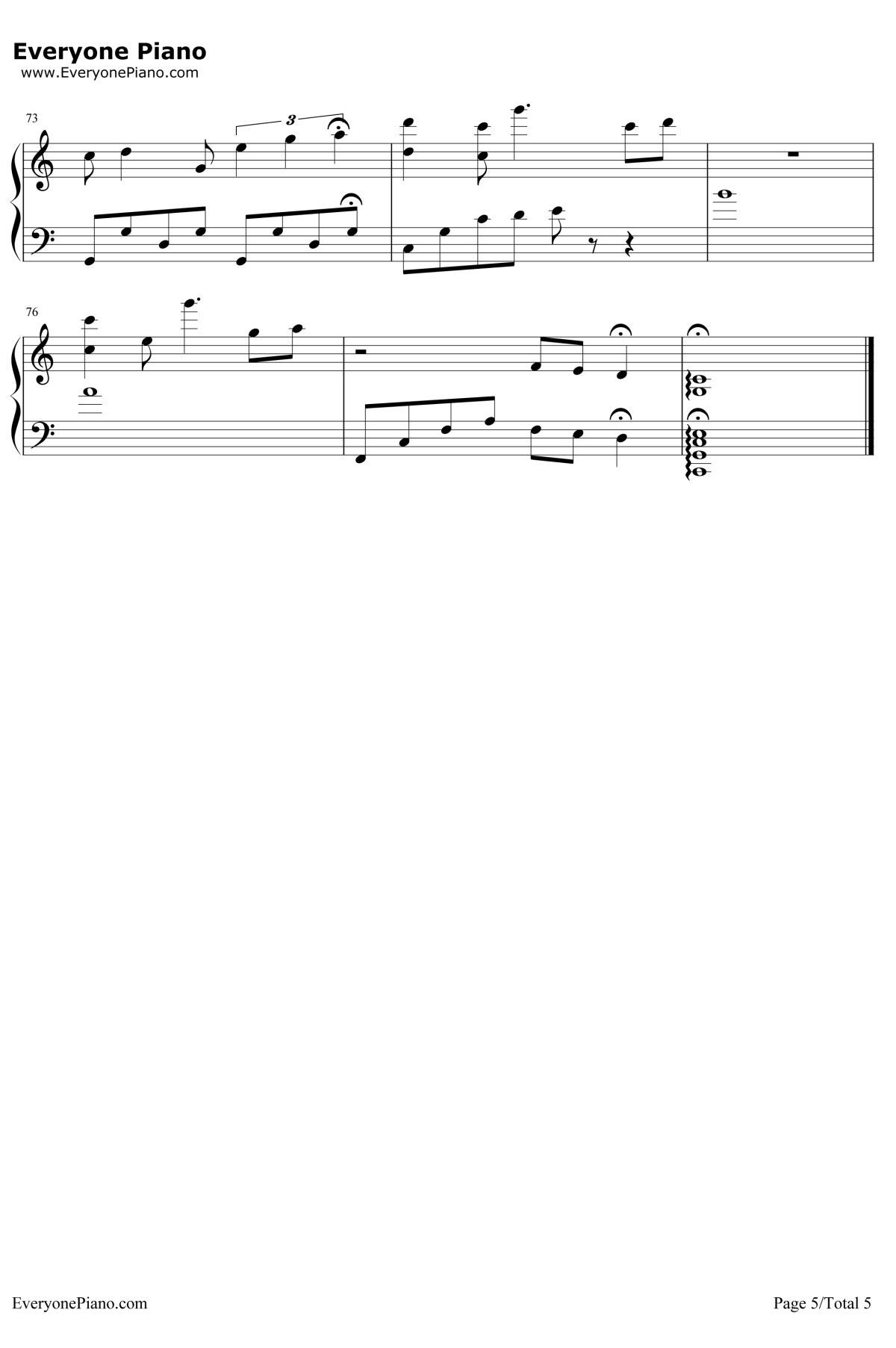 我们都被忘了钢琴谱5-谢安琪