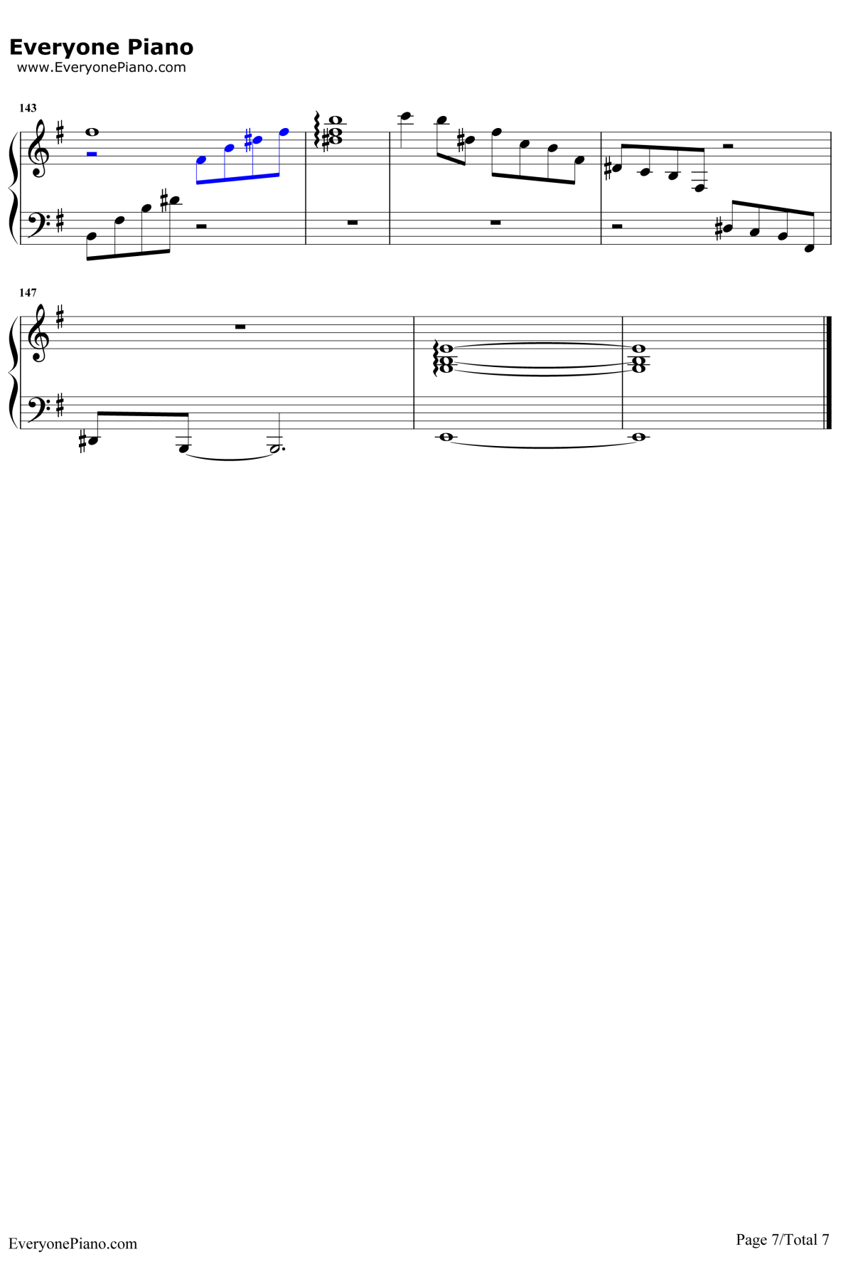 胡桃夹子钢琴谱7-张碧晨