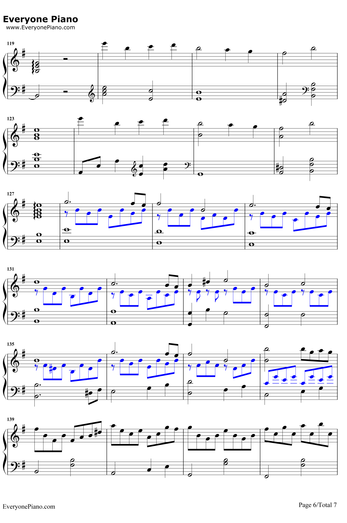 胡桃夹子钢琴谱6-张碧晨