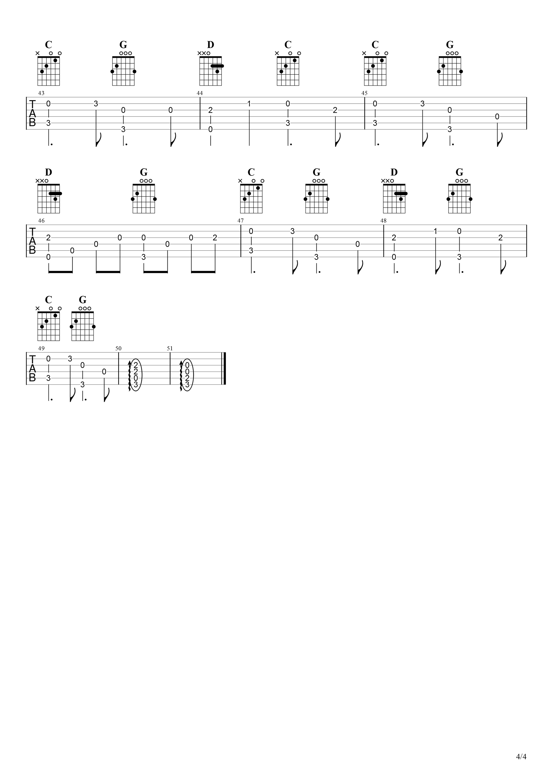 白月光与朱砂痣指弹吉他谱4-大籽