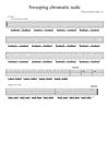 Sweep Excercises - Sweeping chromatic scale_电吉他乐谱