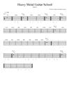 电吉他练习谱《Heavy Metal Guitar School - Part VI》_电吉他乐谱