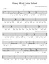 电吉他练习谱《Heavy Metal Guitar School - Part IX》_电吉他乐谱
