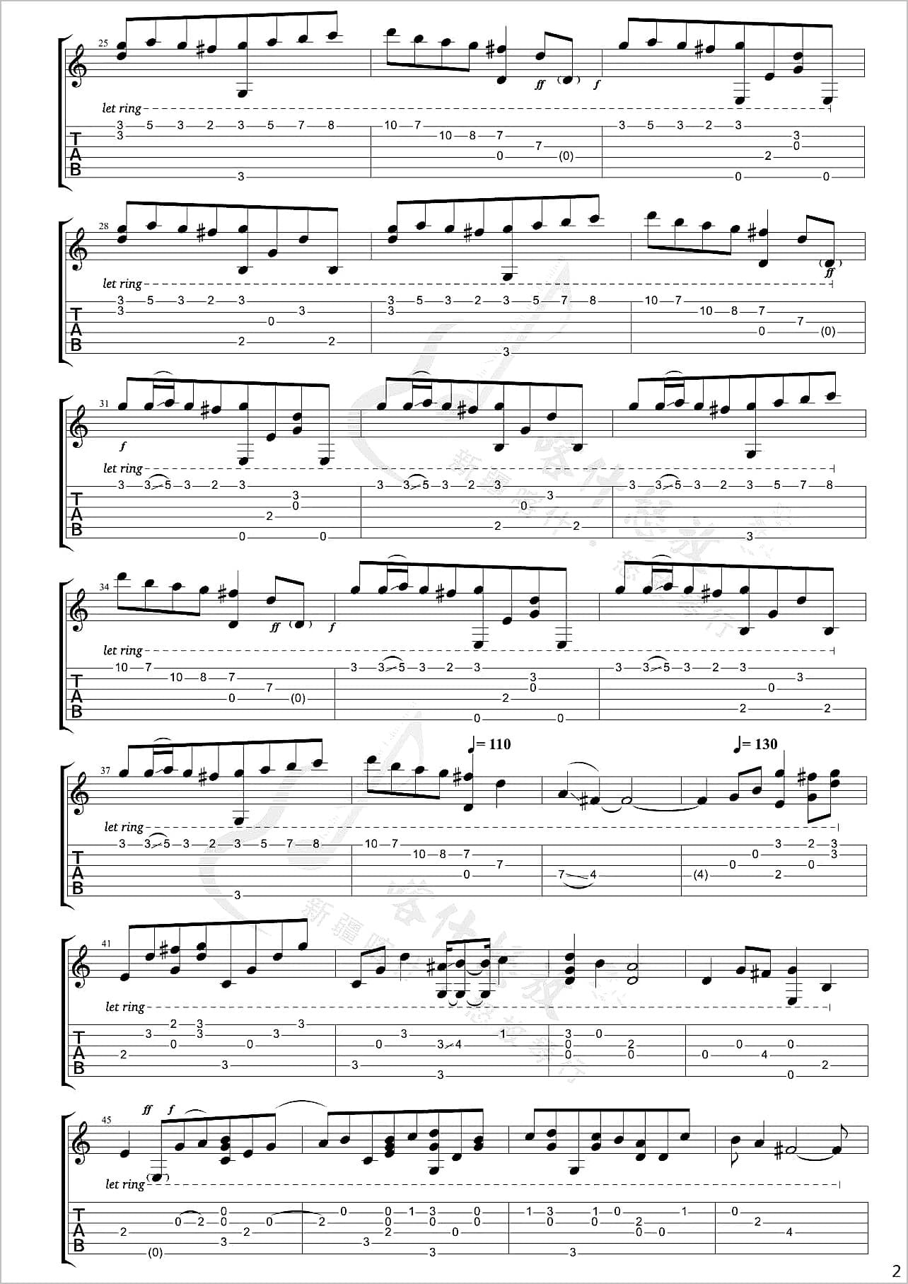 River-Flows-In-You指弹吉他谱2-郑成河