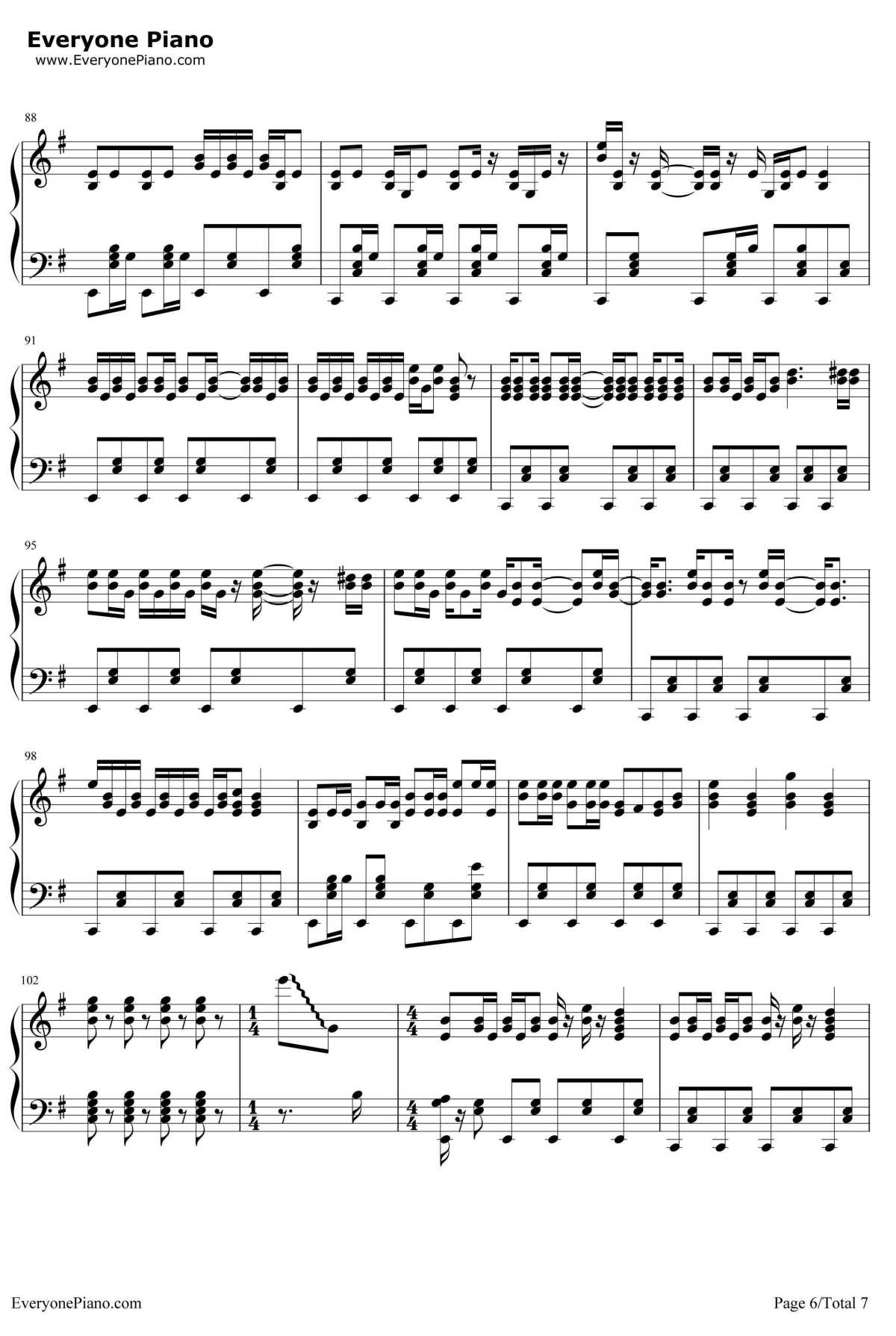 内外情人钢琴谱6