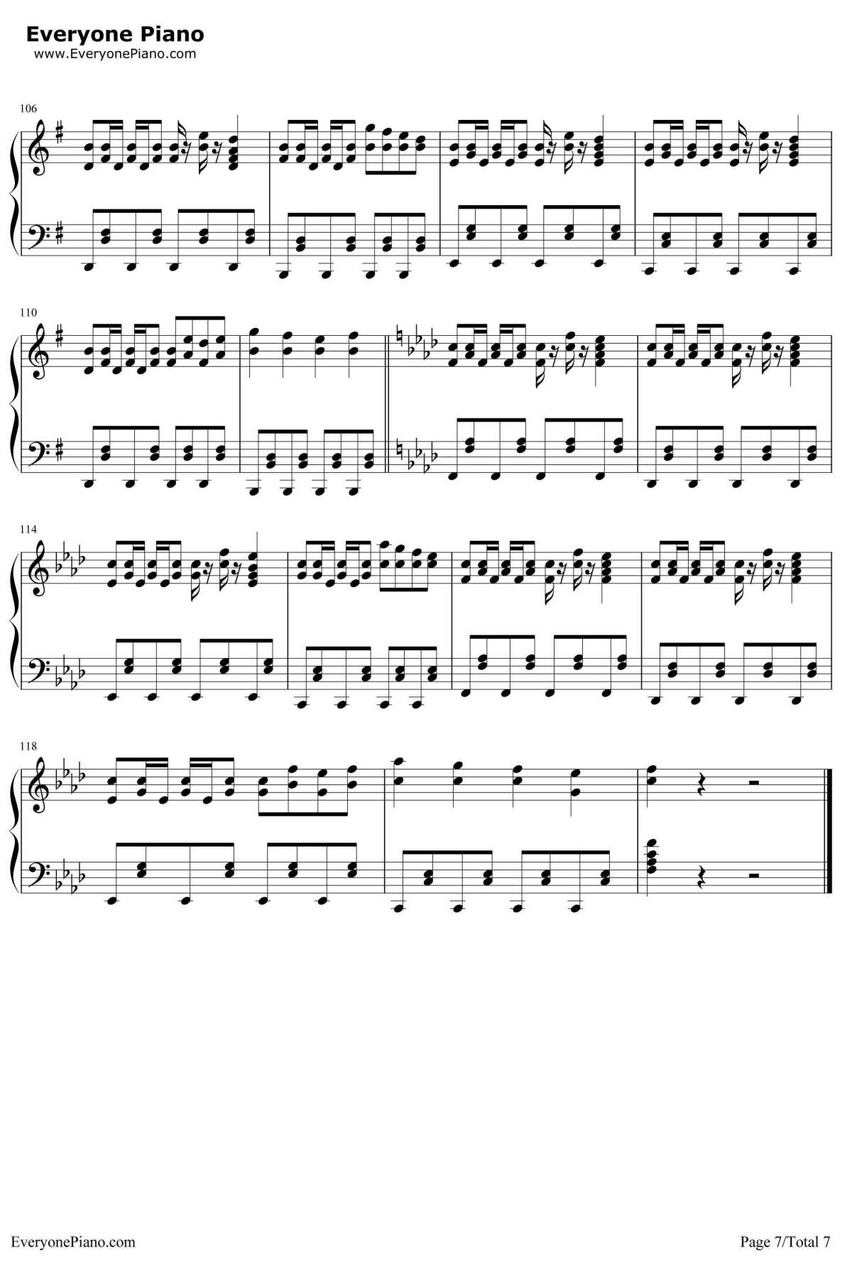 内外情人钢琴谱7