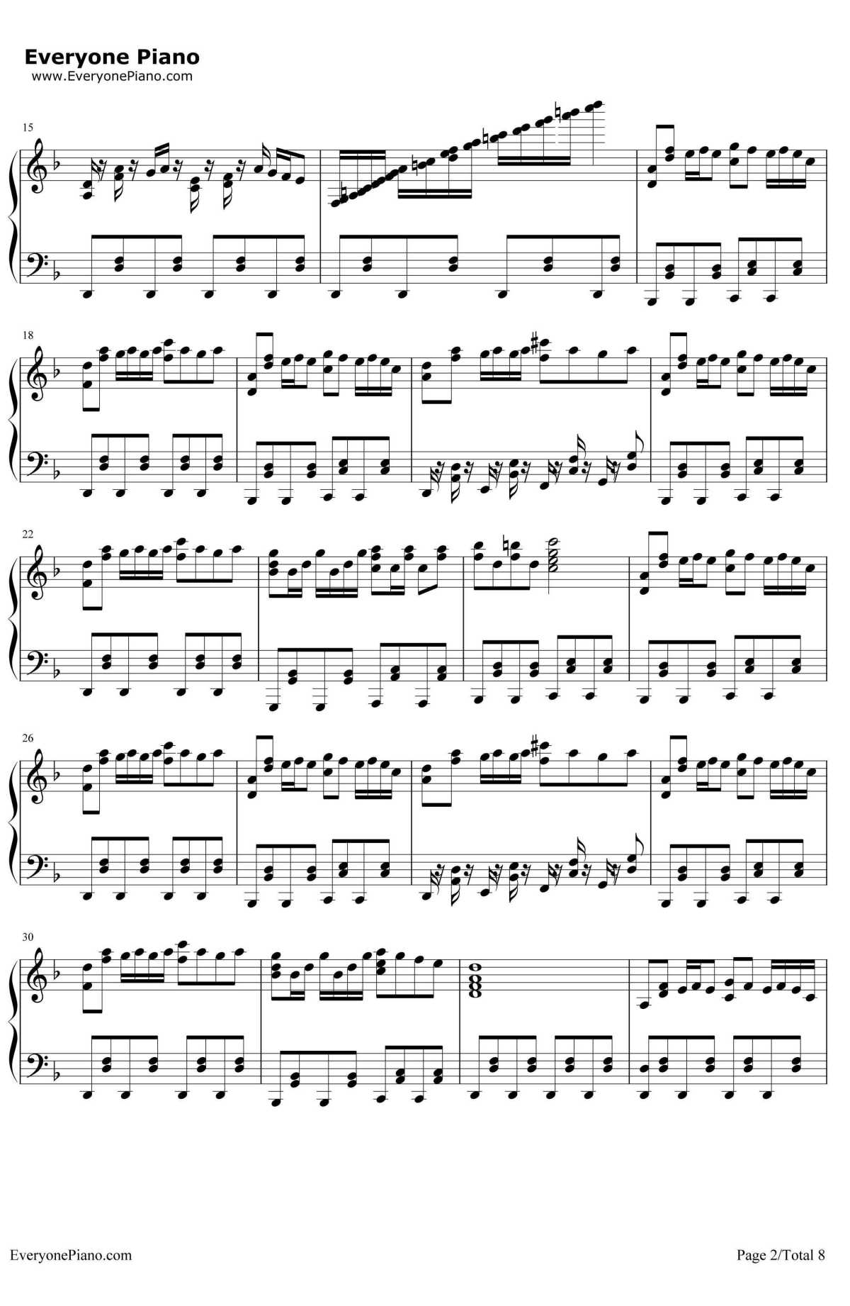 Night Of Knights钢琴谱2