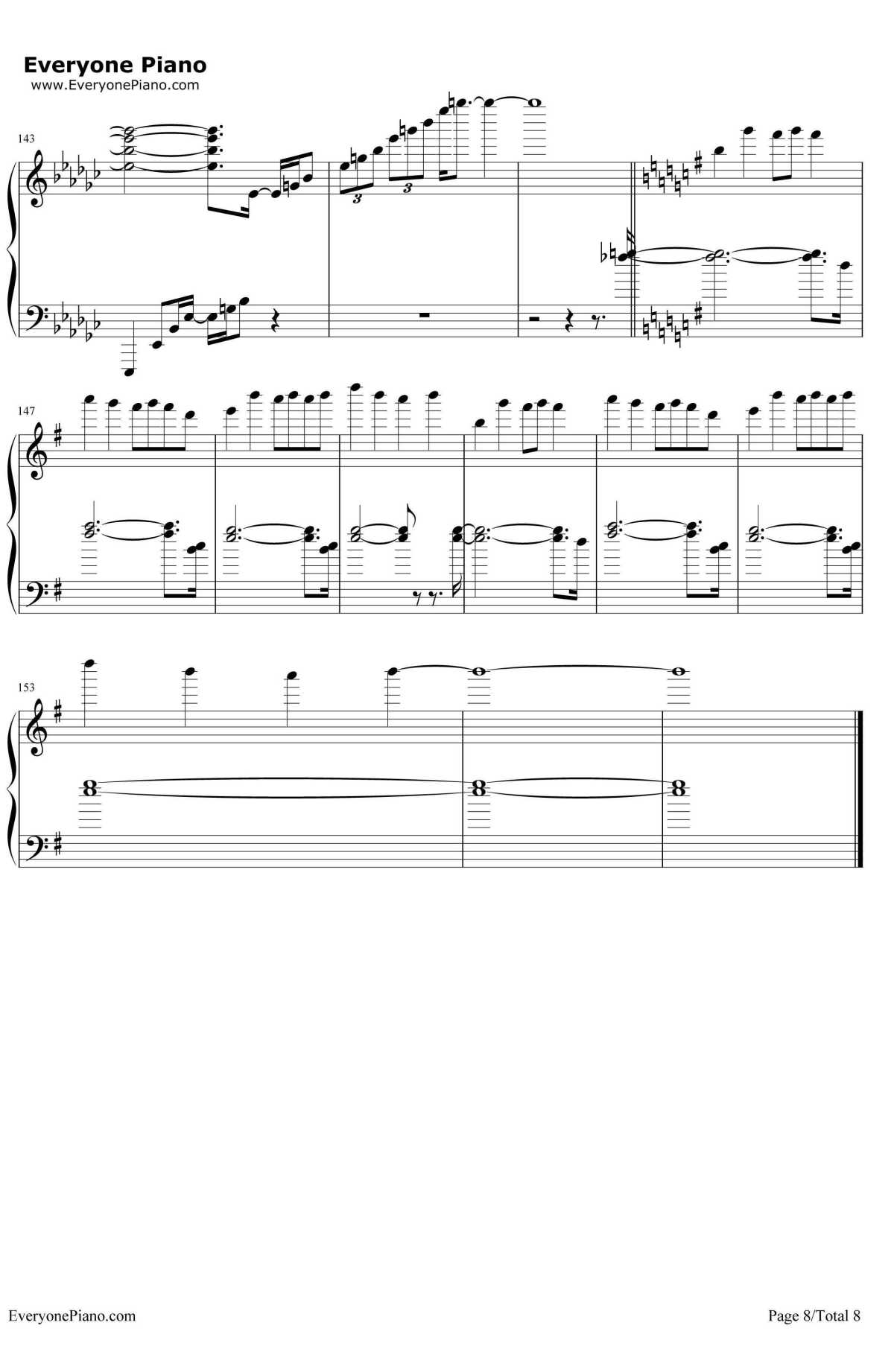 Night Of Knights钢琴谱8