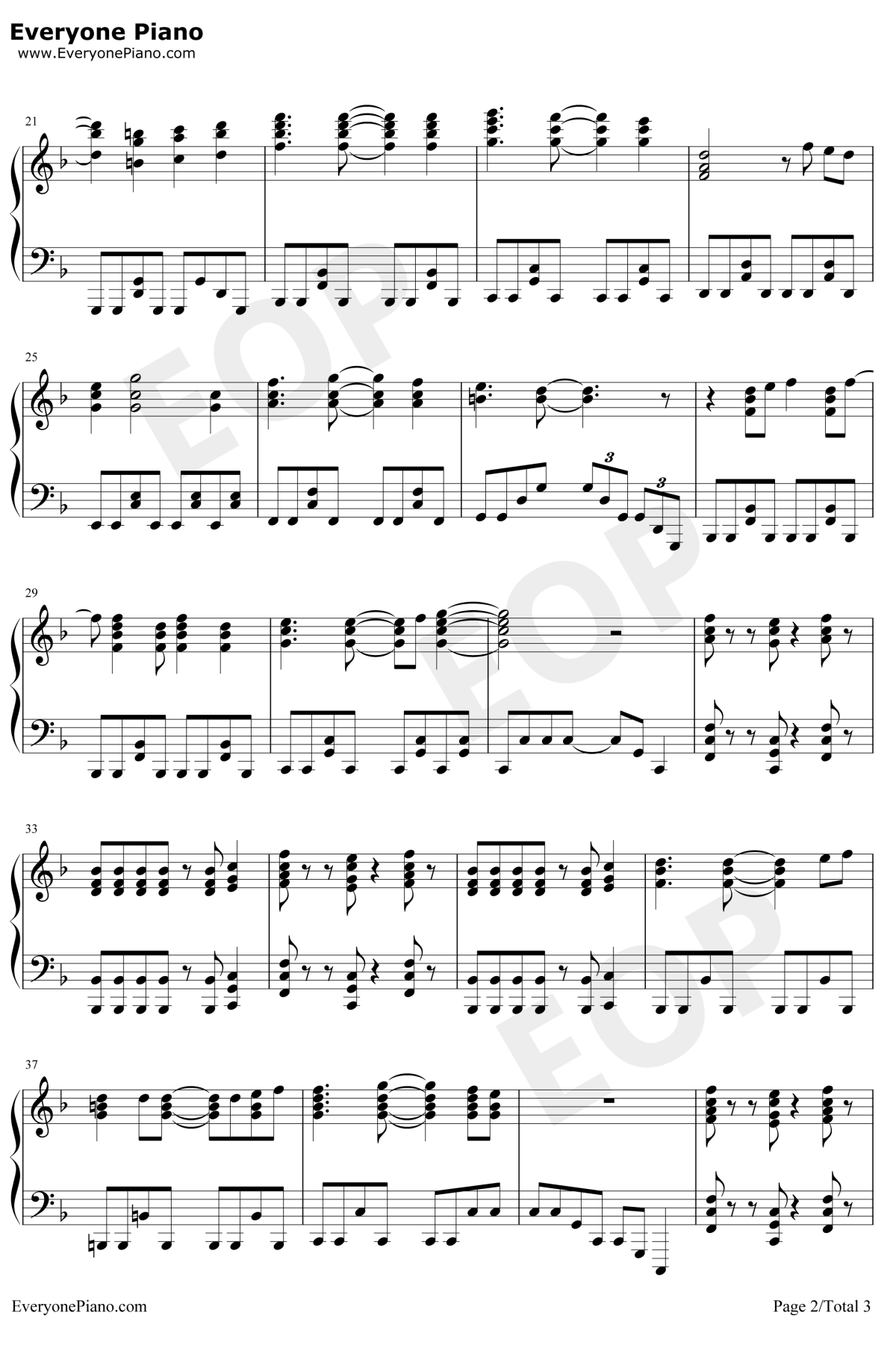 麦克斯奥特曼钢琴谱2