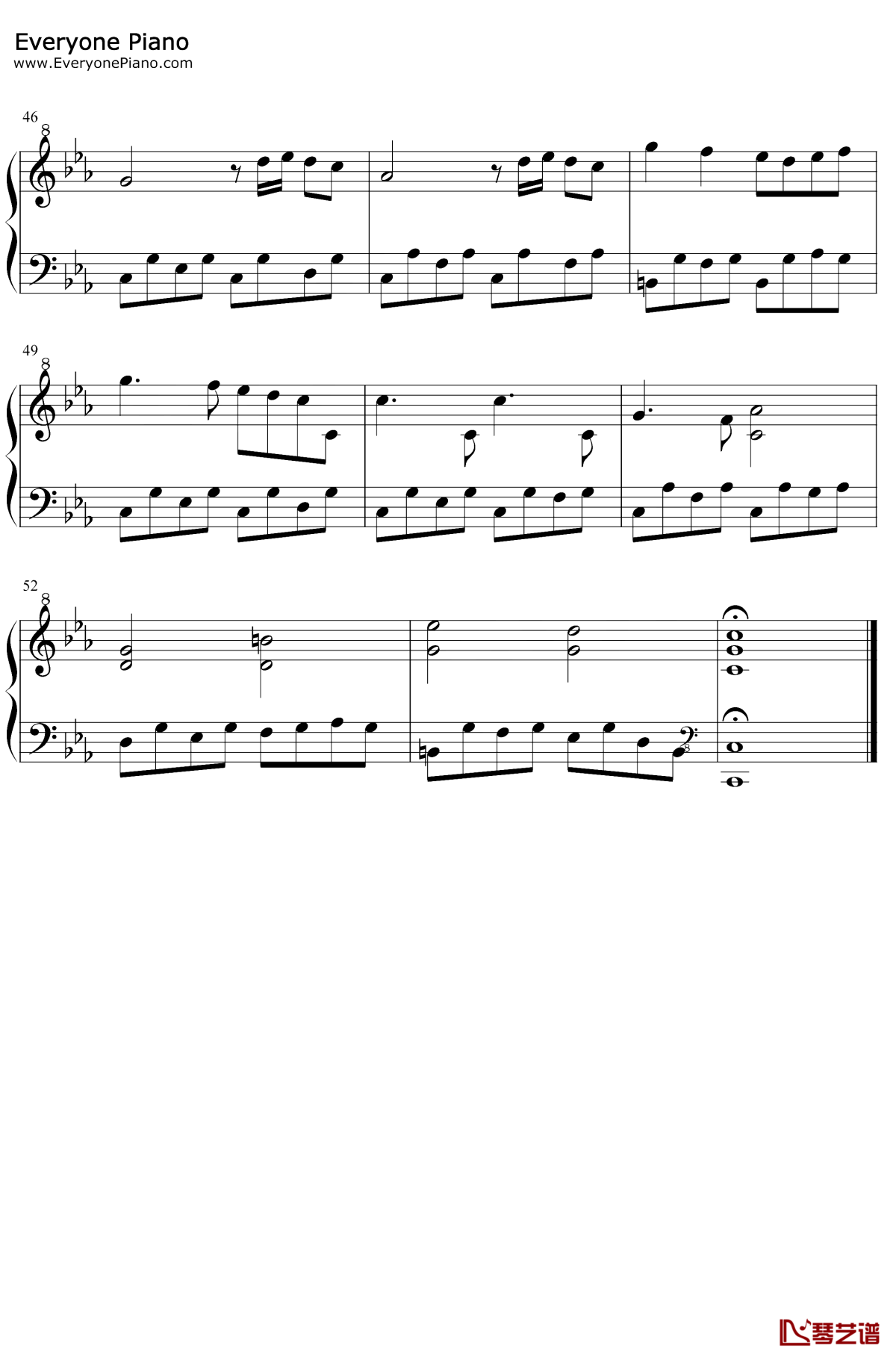 黑暗花园钢琴谱4