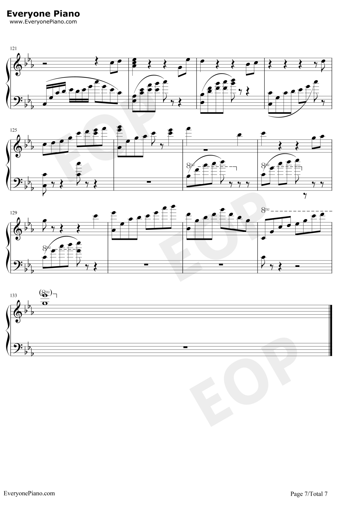 川止于海钢琴谱7