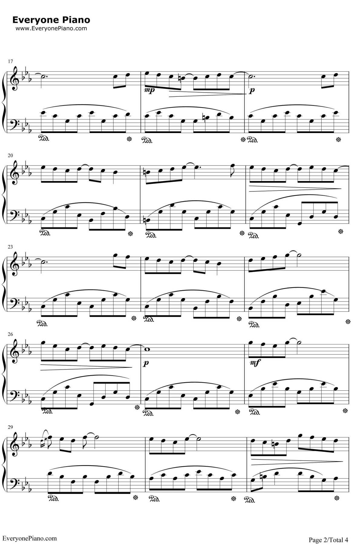 点点繁星钢琴谱2