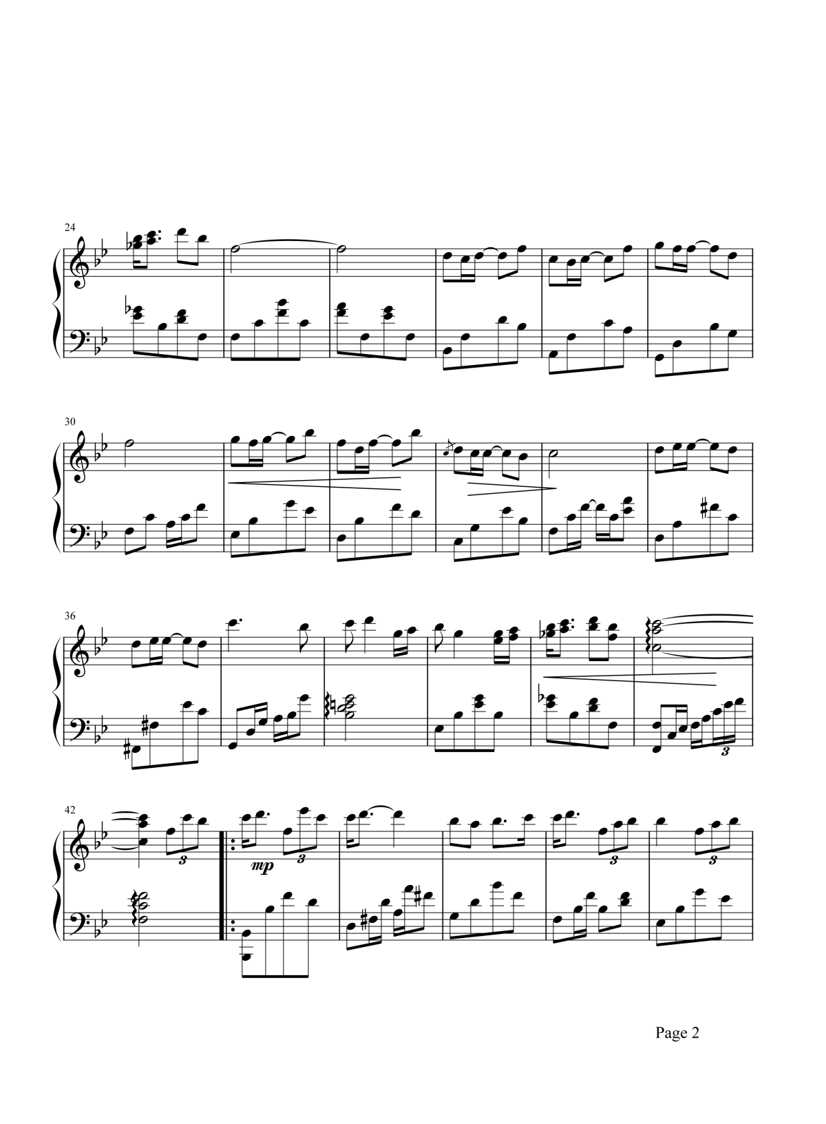 那年夏天钢琴谱2