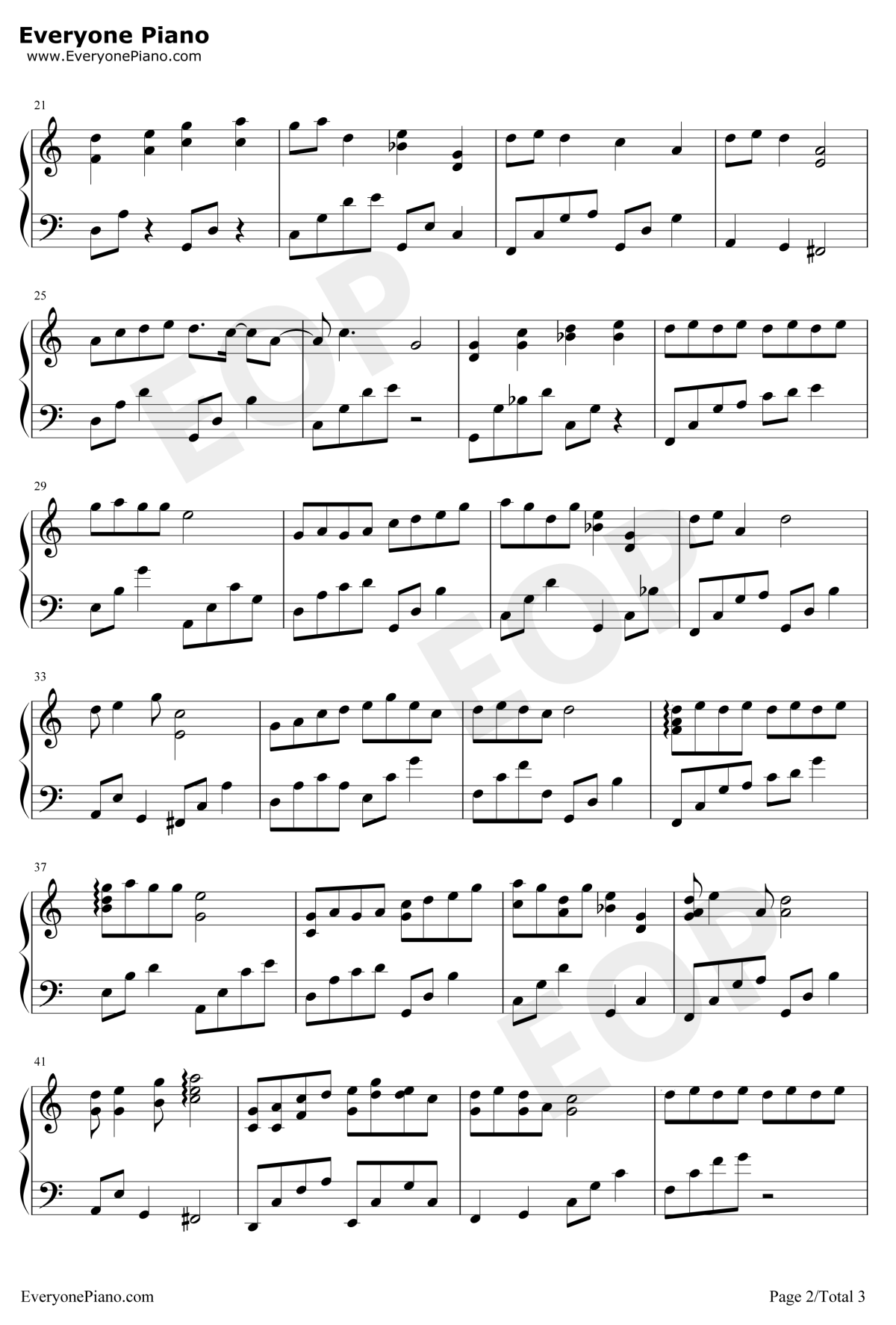 棠梨煎雪钢琴谱2