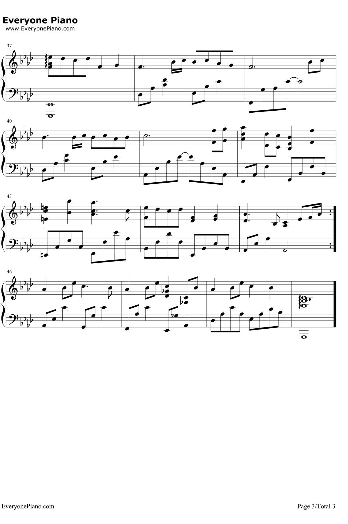 等你下课钢琴谱3