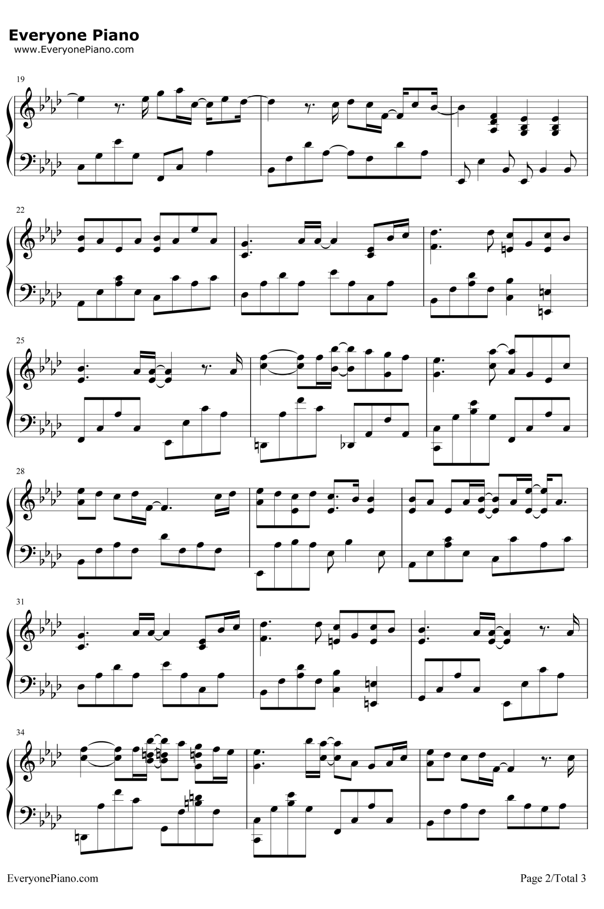 等你下课钢琴谱2