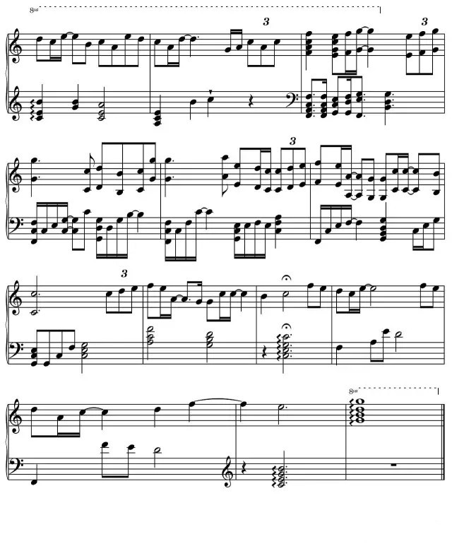 摩天轮的思念钢琴谱4