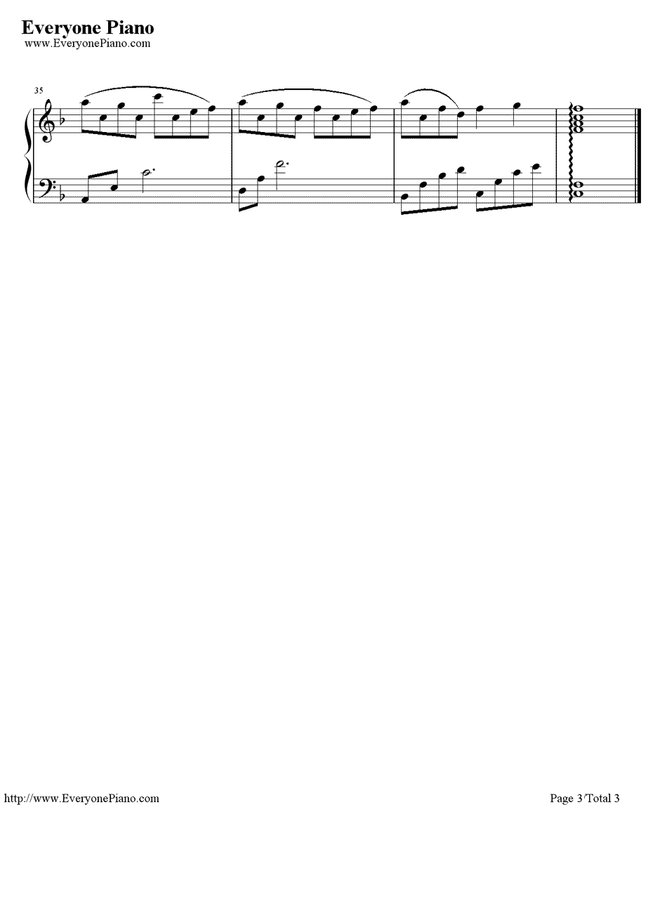 你的承诺钢琴谱3