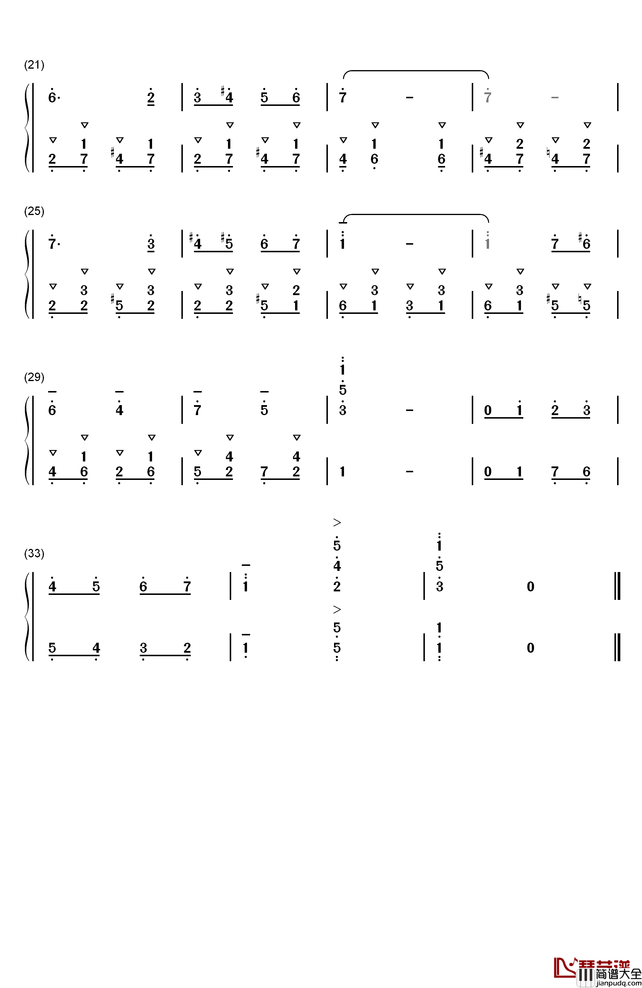 Do_Re_Mi钢琴简谱_数字双手_哆来咪