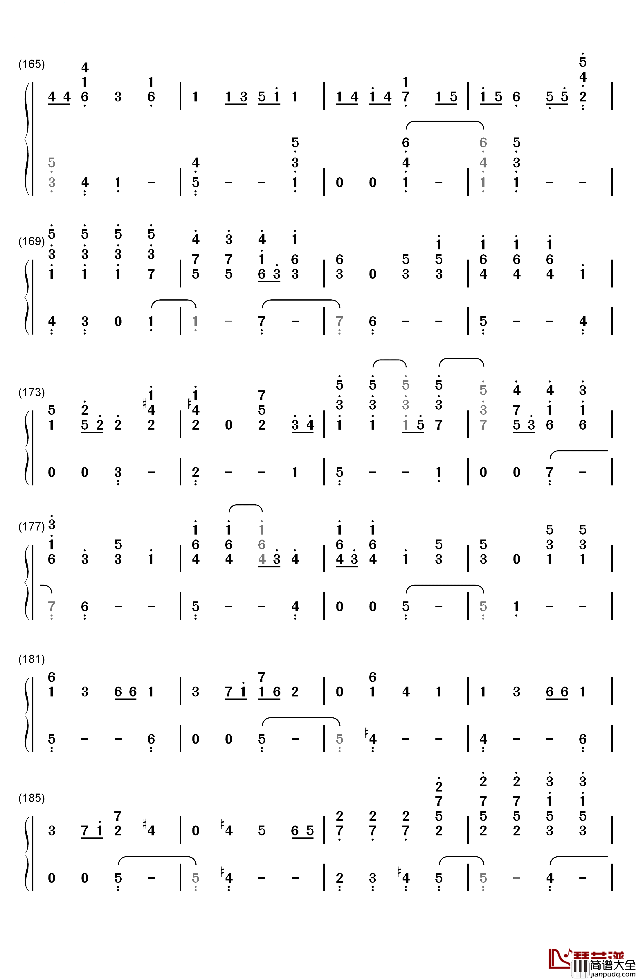 Piano_Man钢琴简谱_数字双手_Billy_Joel