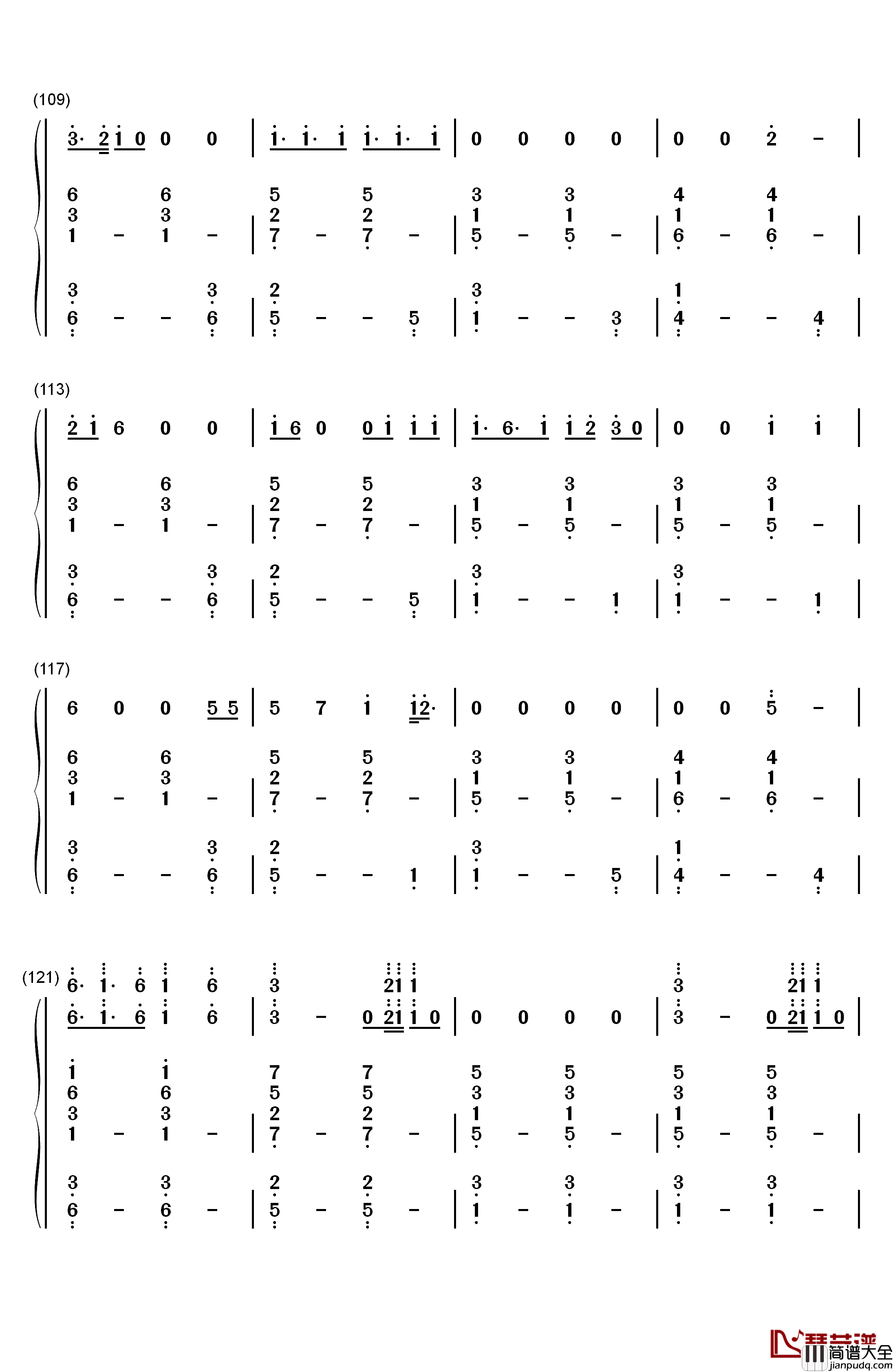 Praying钢琴简谱_数字双手_Kesha