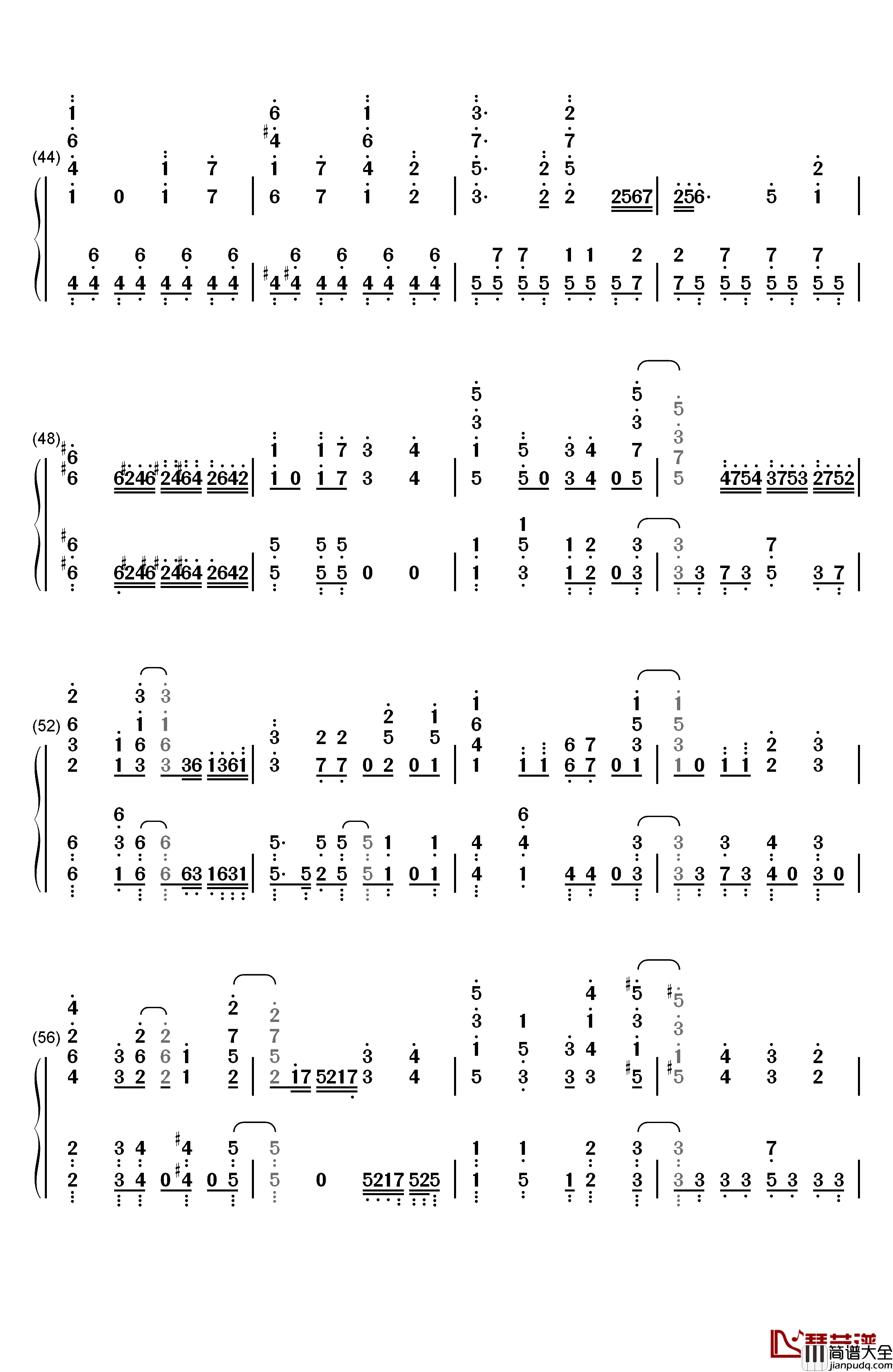 Reason钢琴简谱_数字双手_DRAMATIC_STARS_Beit_S.E.M_High×Joker_W_Jupiter