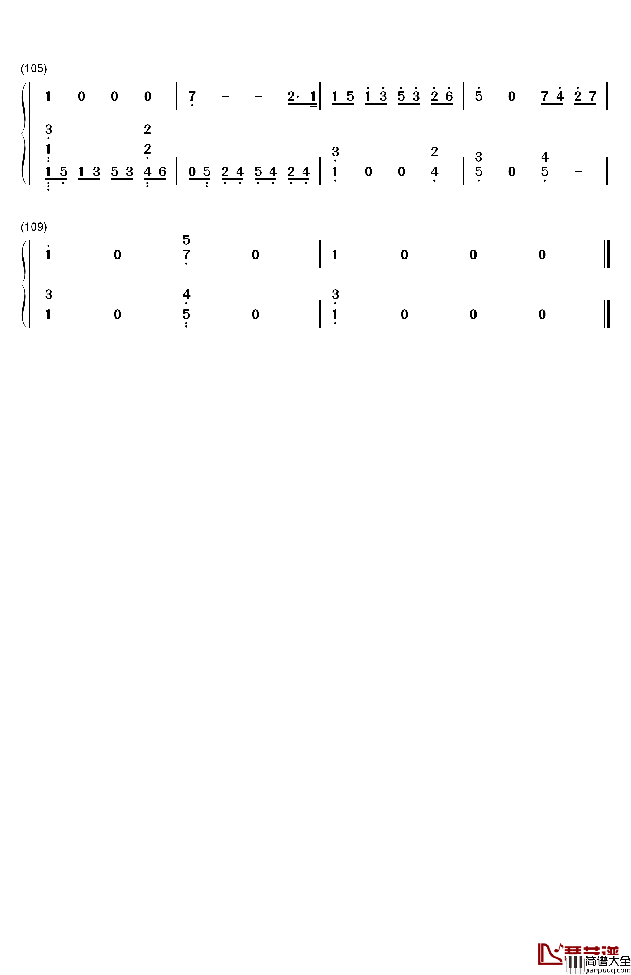 夜晚的奥秘钢琴简谱_数字双手_莫扎特