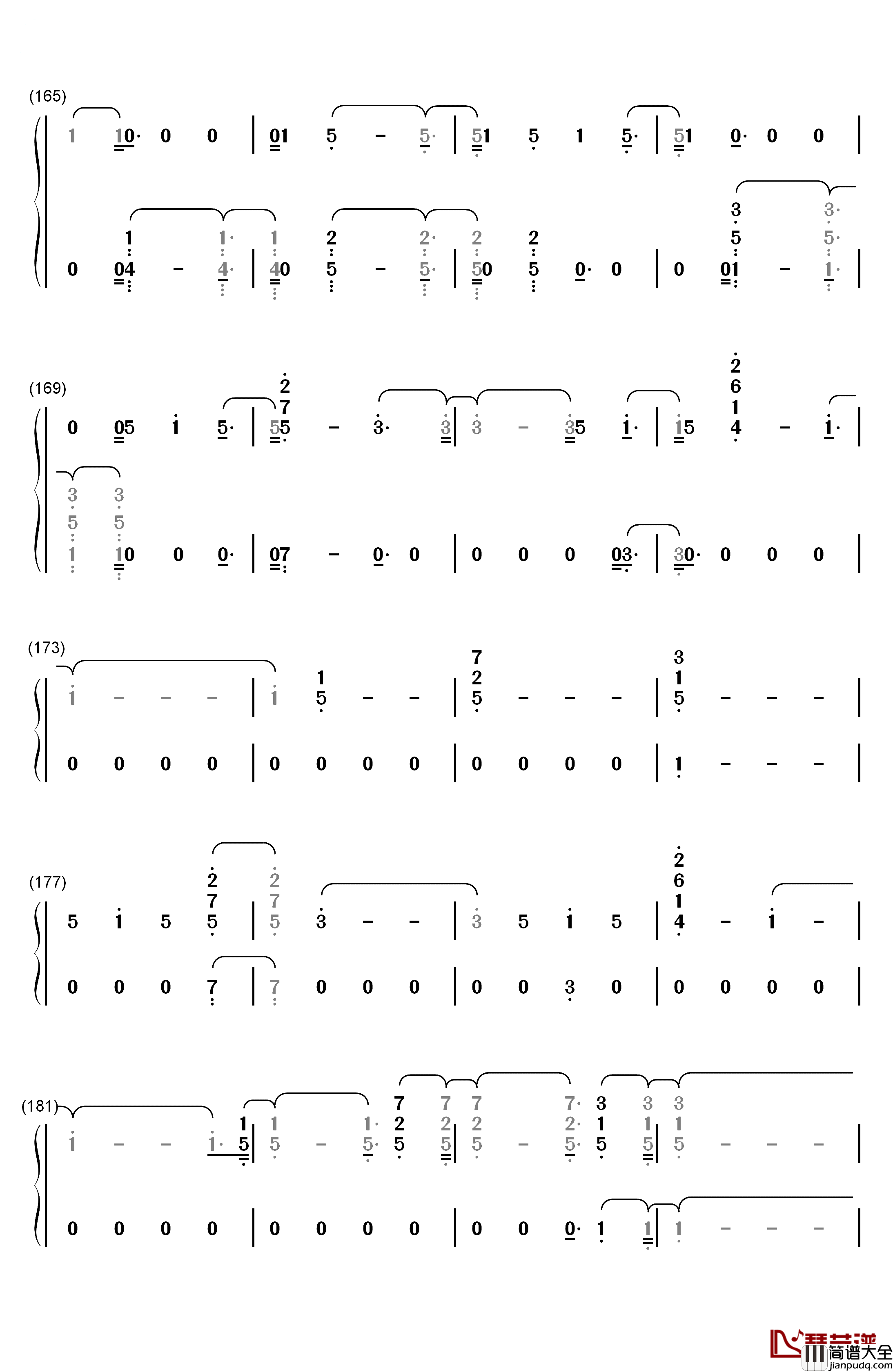 Beautiful_Trauma钢琴简谱_数字双手_Pink