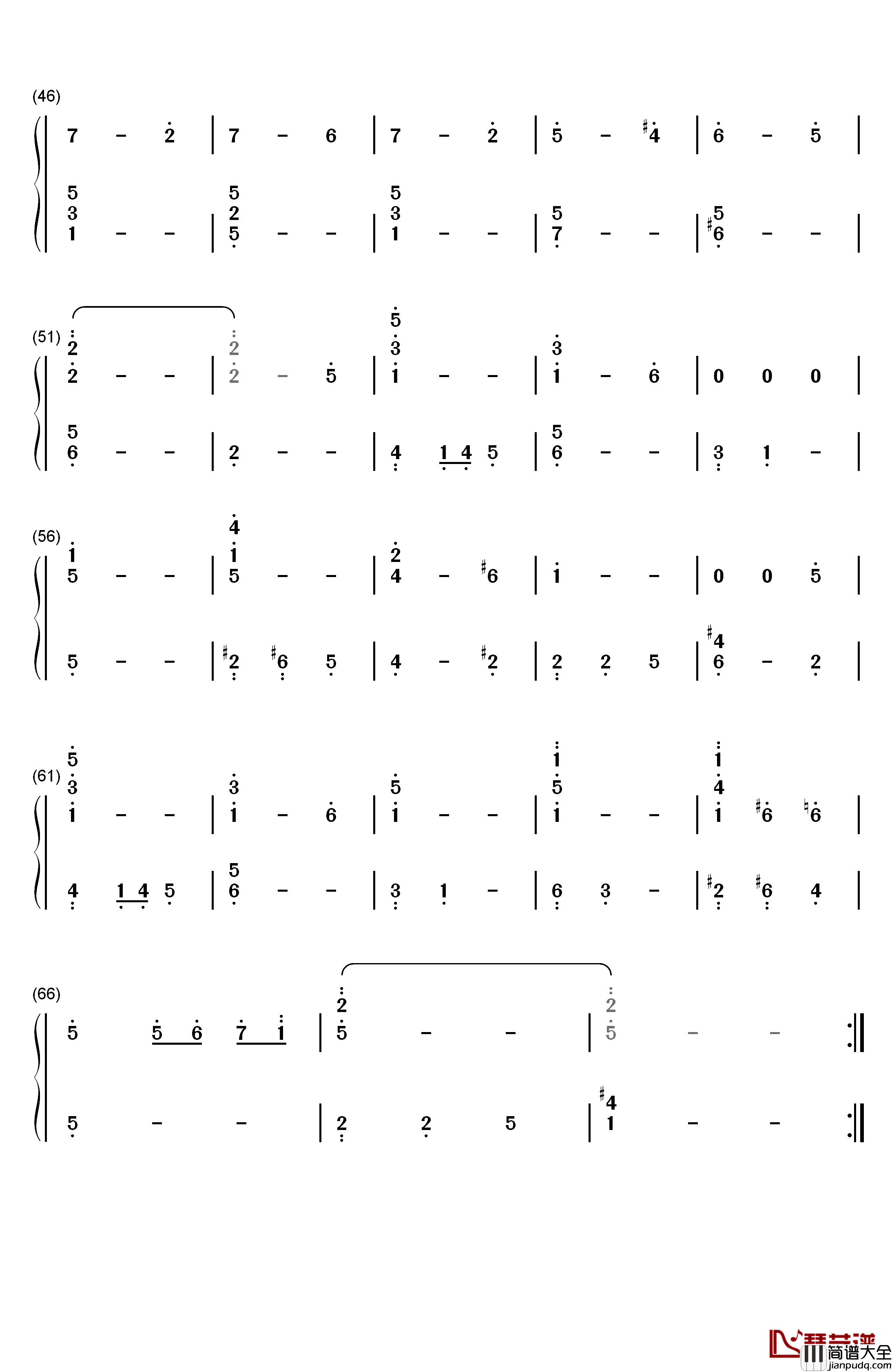 Aryll's_Theme钢琴简谱_数字双手_近藤浩治