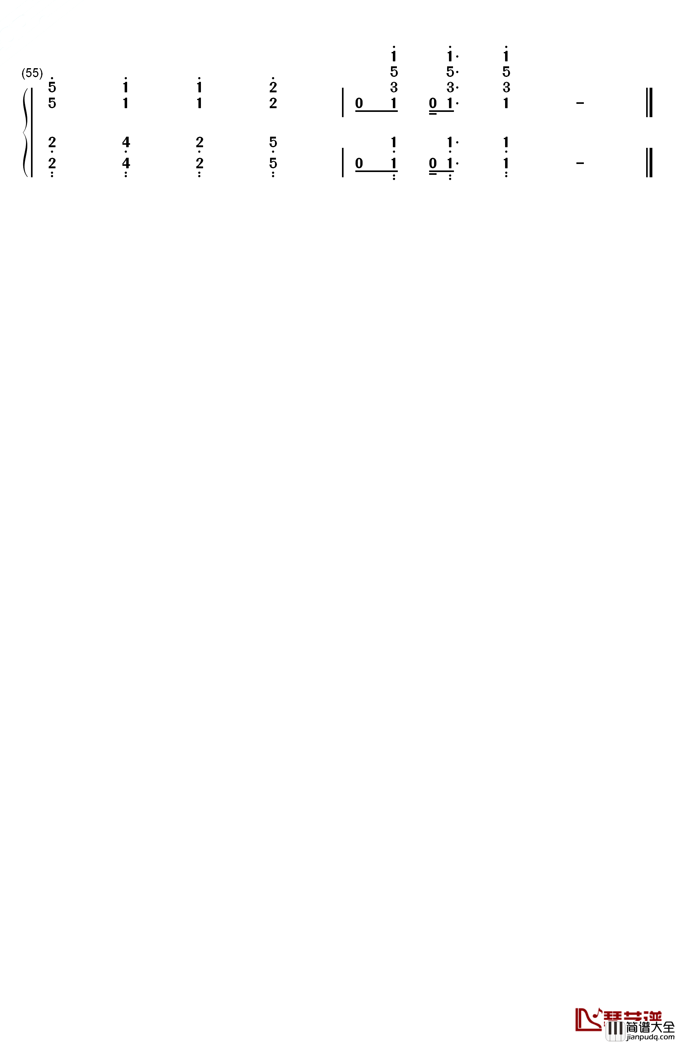 ぼなぺてぃーと♡S钢琴简谱_数字双手_Blend·A