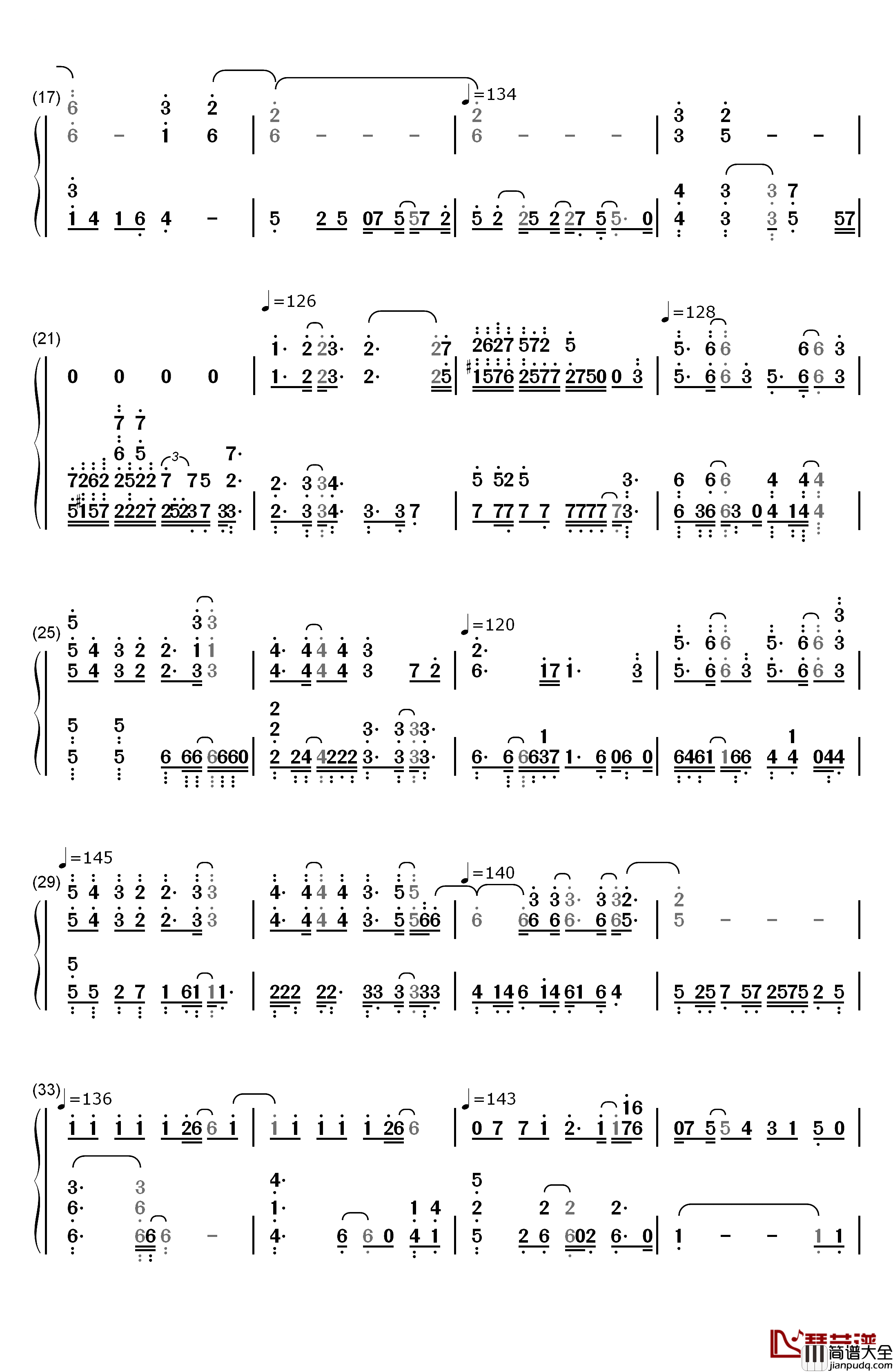 Break_Up钢琴简谱_数字双手_宫崎步