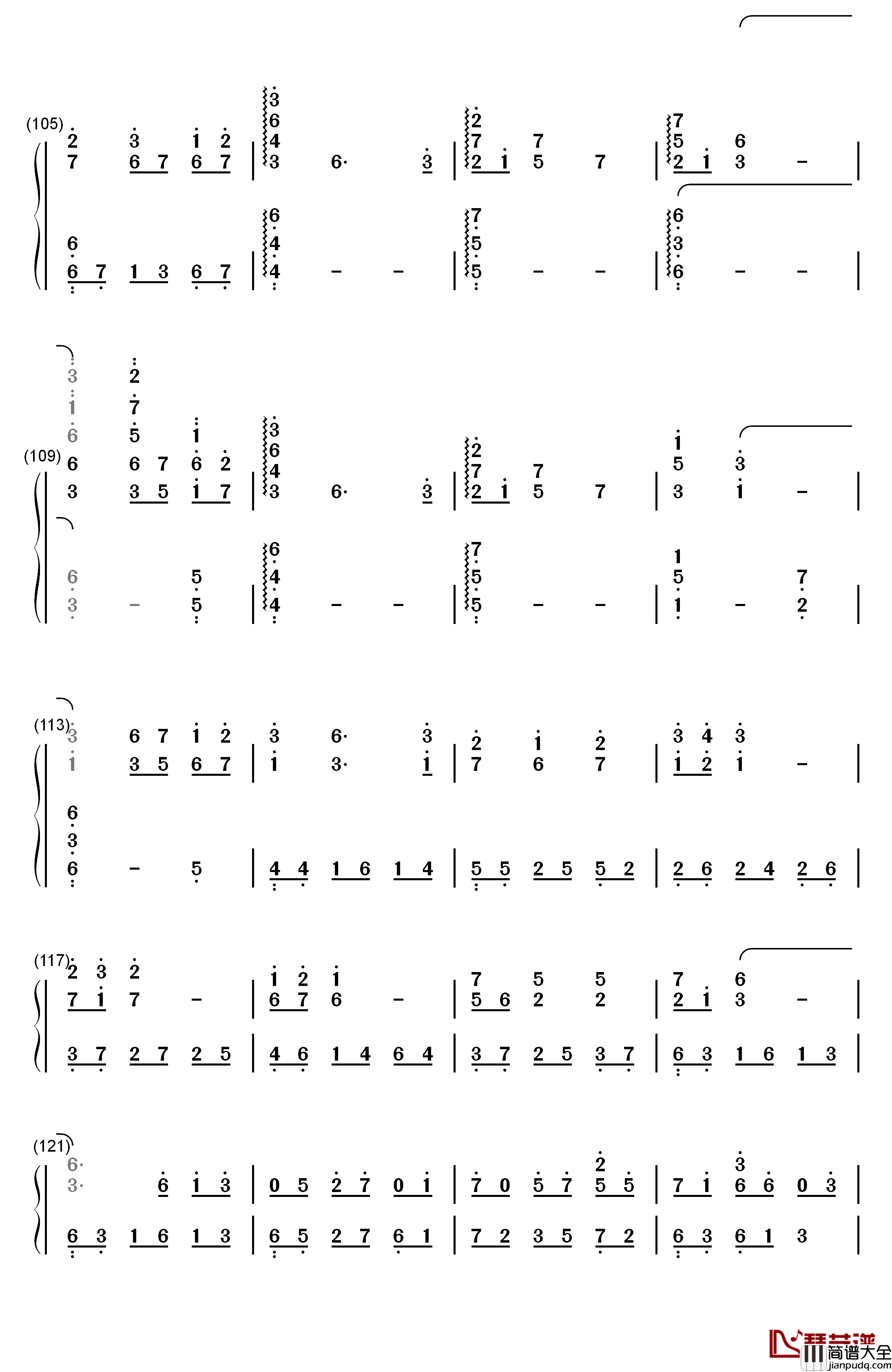 Sis_puella_magica好听版钢琴简谱_数字双手_梶浦由记