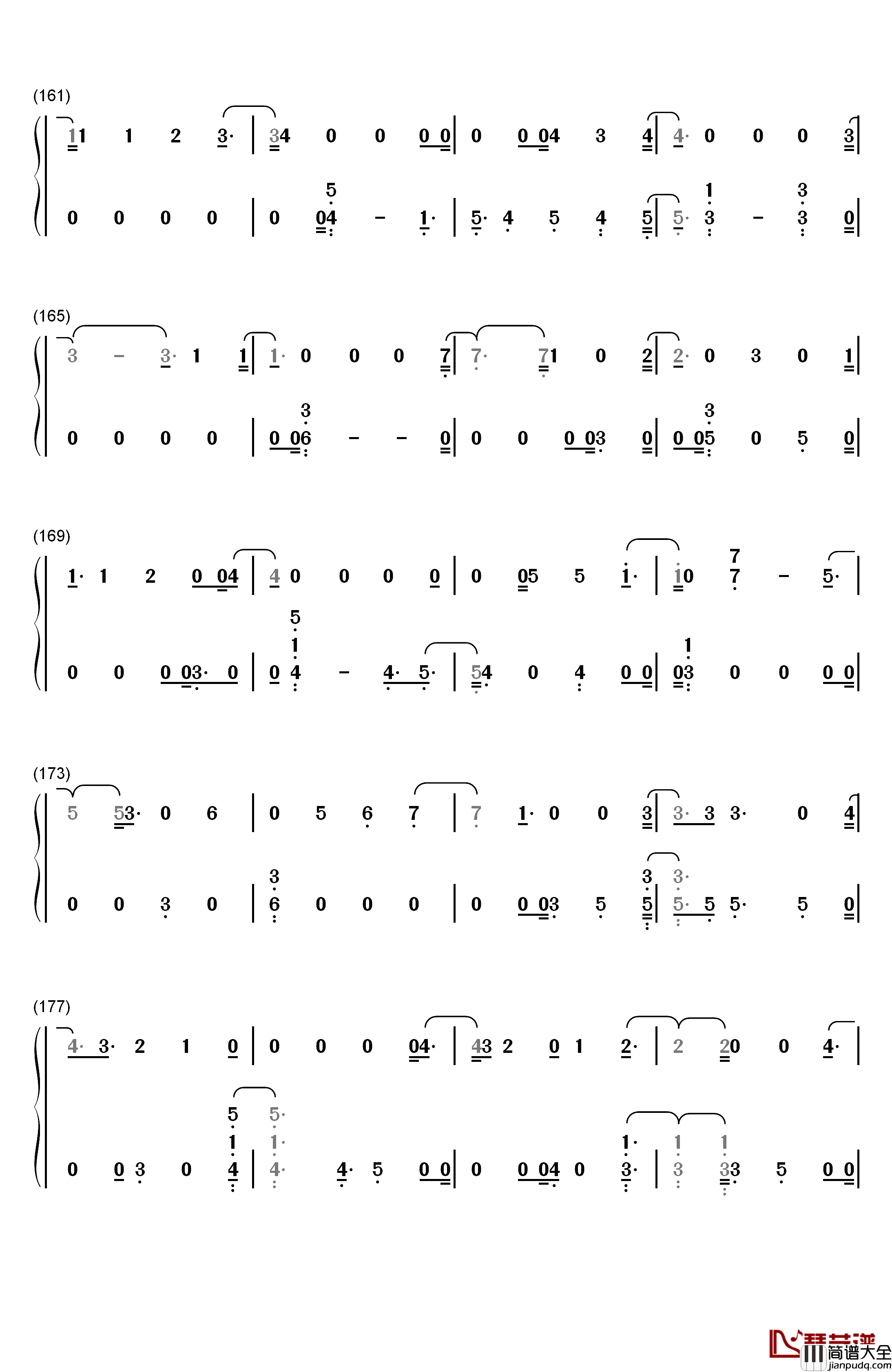 Crystal_Snow钢琴简谱_数字双手_防弹少年团