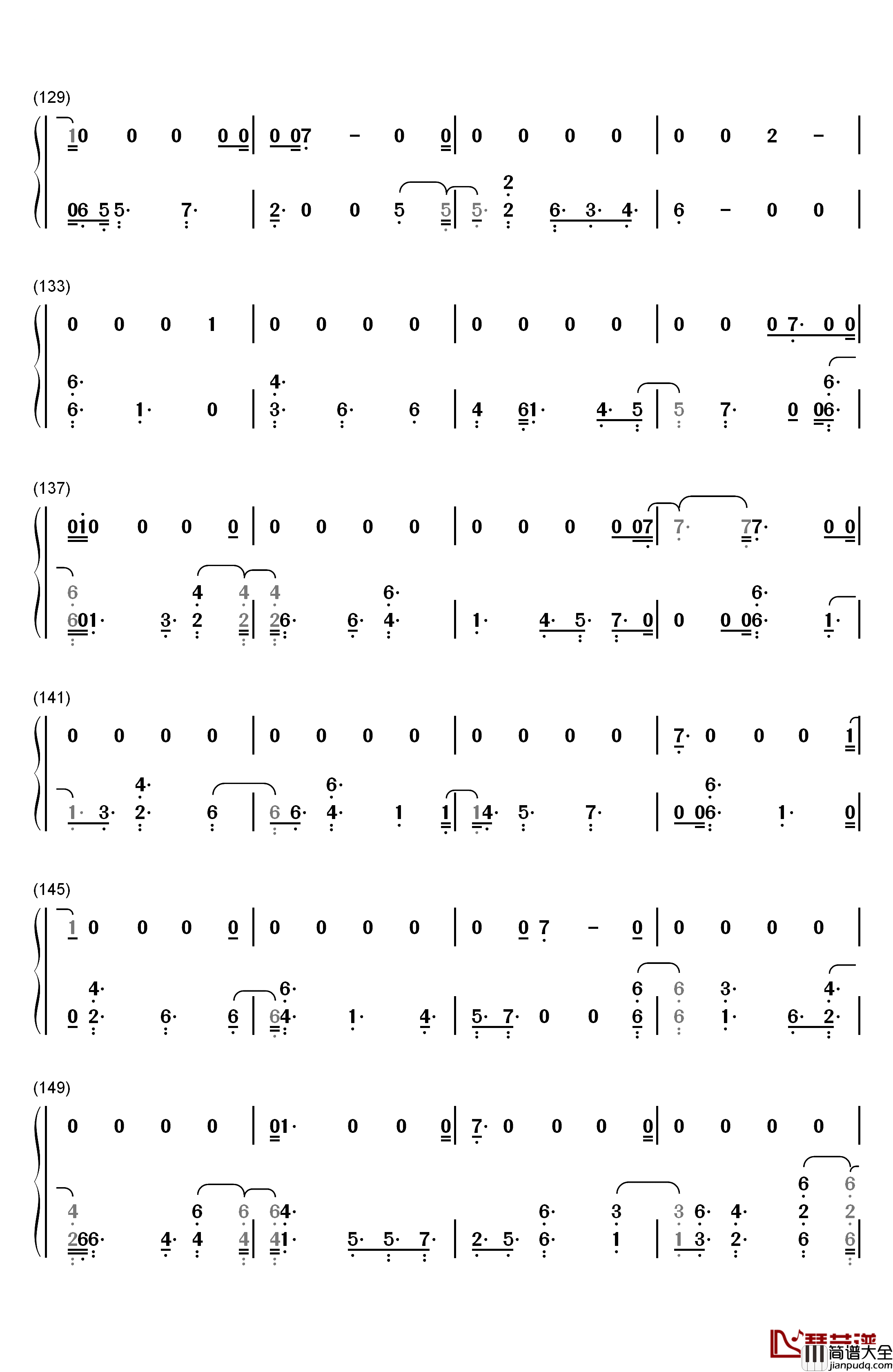 Is_Your_Love_Enough钢琴简谱_数字双手_Little_Mix