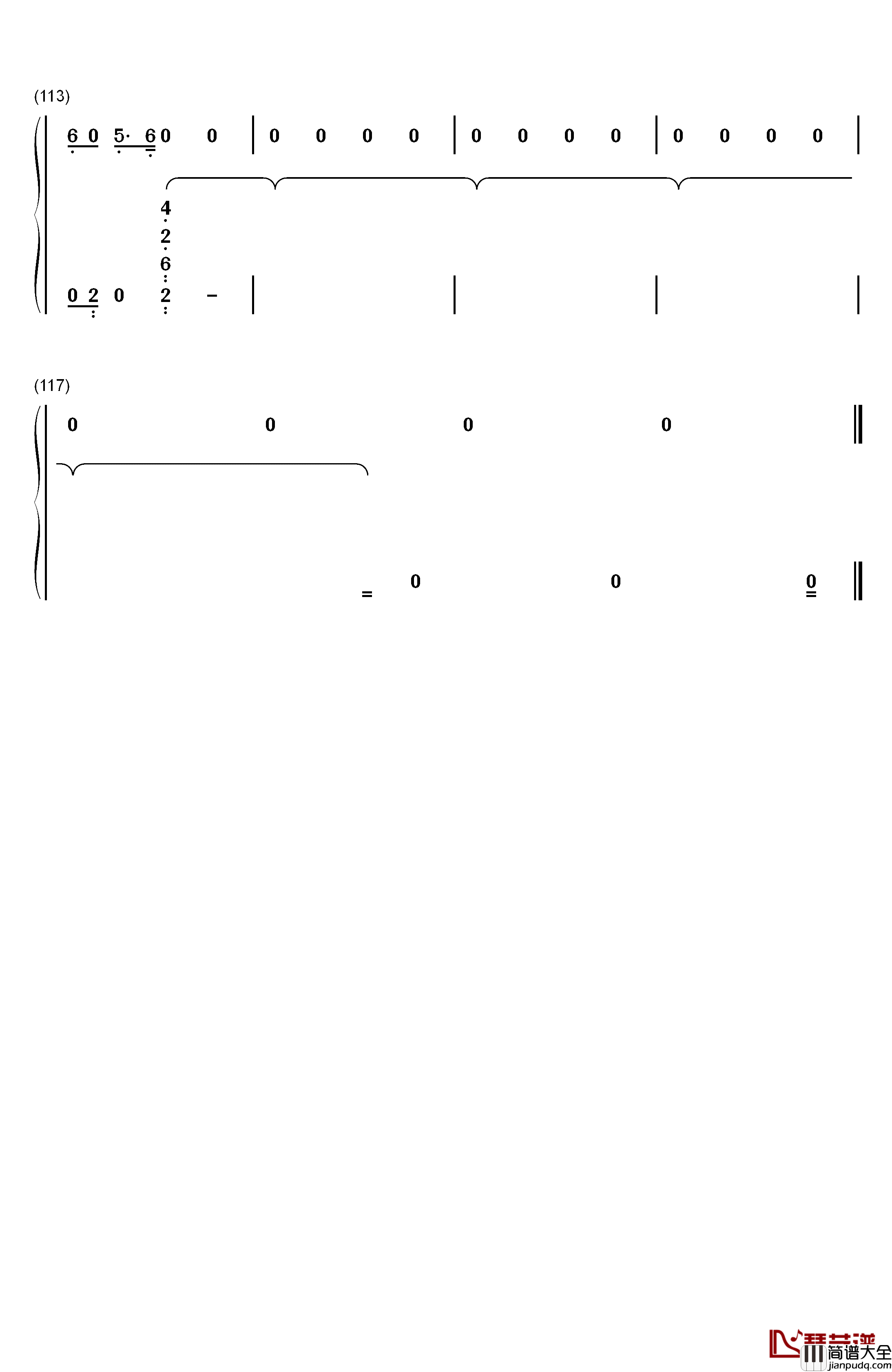 For_You钢琴简谱_数字双手_Liam_Payne_Rita_Ora