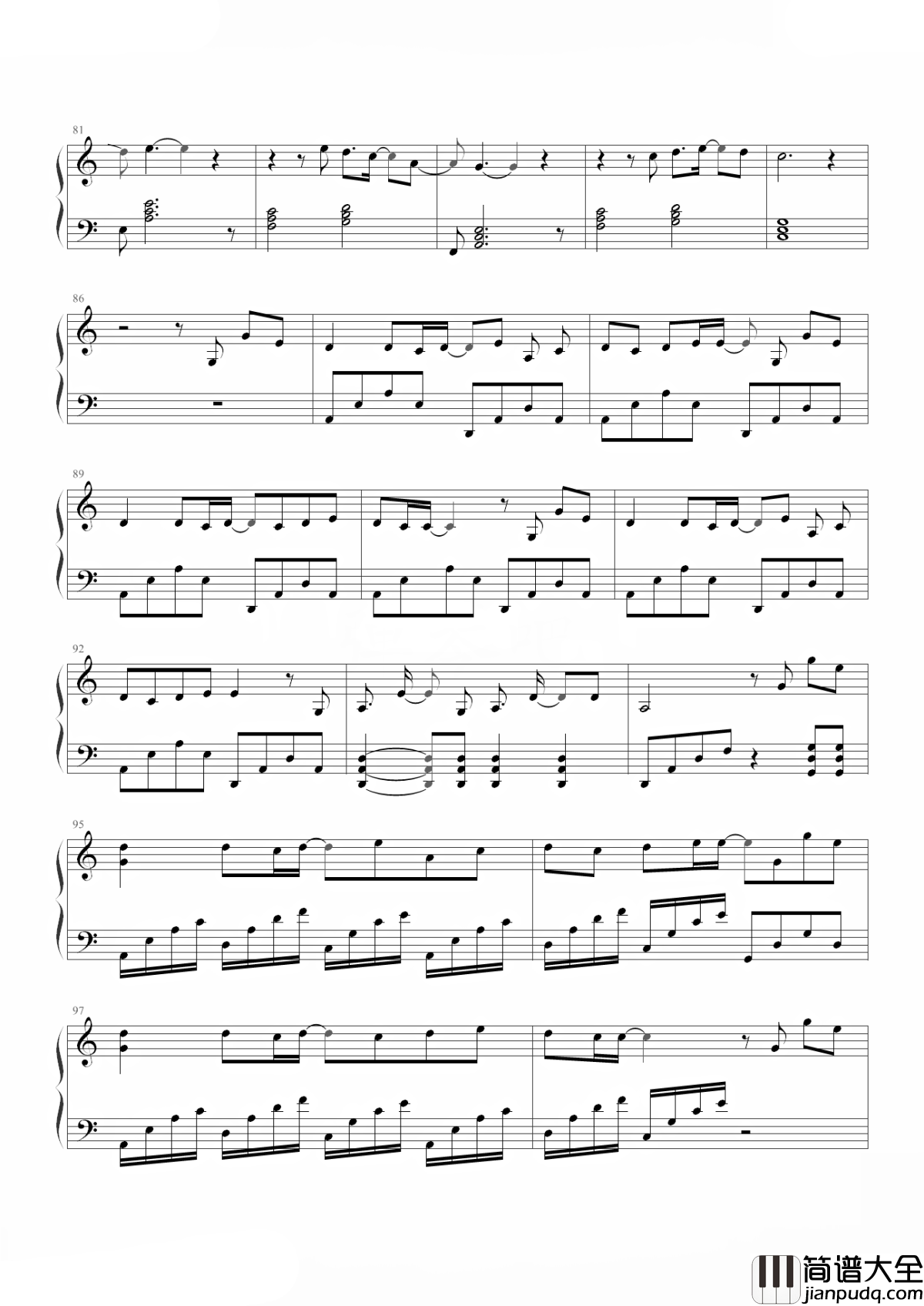 世末歌者钢琴谱_洛天依_我们自己的经历,我们的悲欢离合