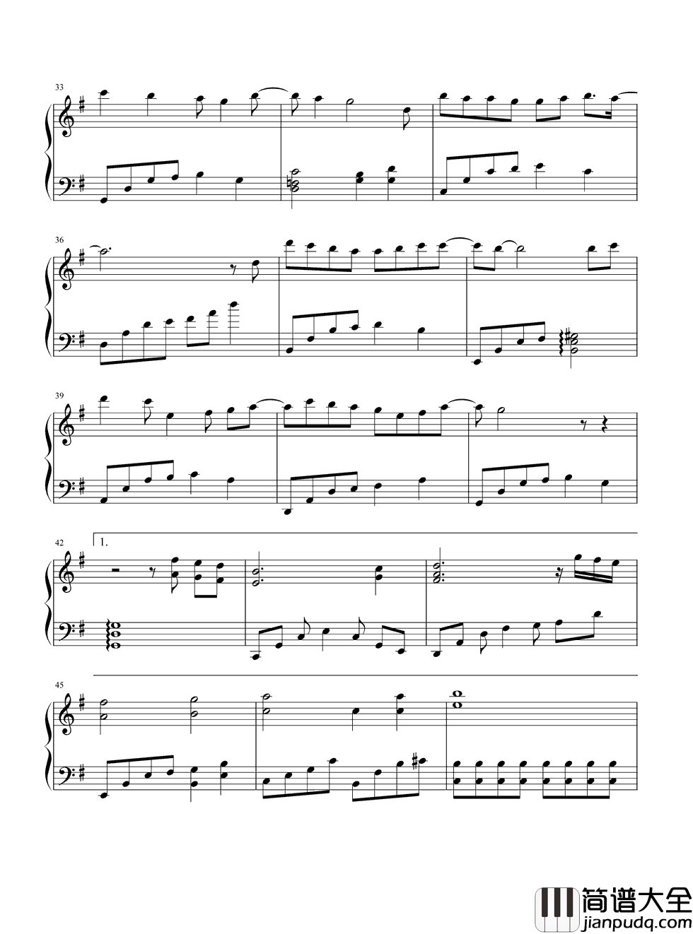 失落沙洲钢琴谱_徐佳莹_淡然而坚定，哀伤却深情