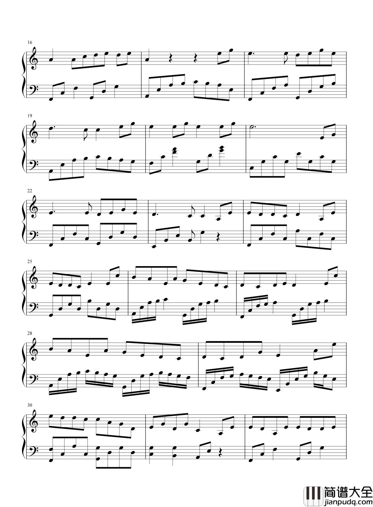 大雨将至钢琴谱_徐佳莹_爱一人用一世不自知，到如今满城风雨也别解释