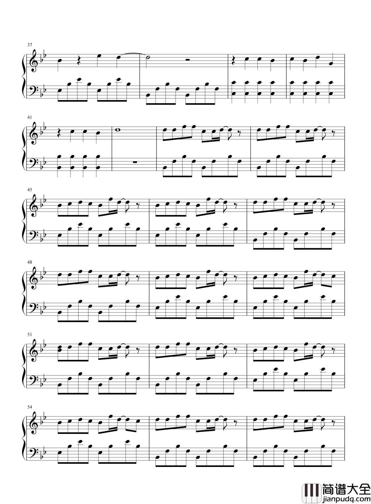 躲猫猫钢琴谱_tfboys_在这无风的夜晚_快乐变得很简单