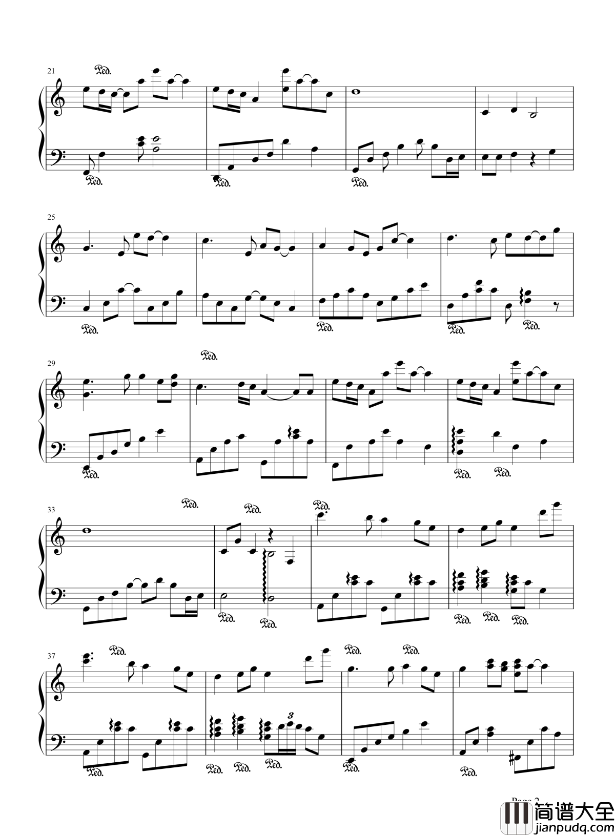 爱情钢琴谱_莫文蔚_有一个简单的问题_什么是爱情