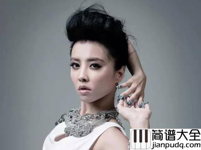 舞娘钢琴谱_蔡依林_白雪夏夜我不停歇