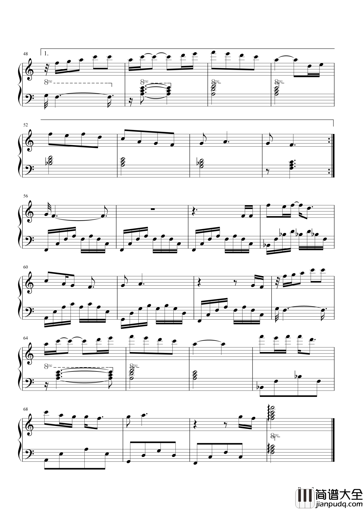 云中的angel钢琴谱_张杰_我不是王子也能拥有我的angel