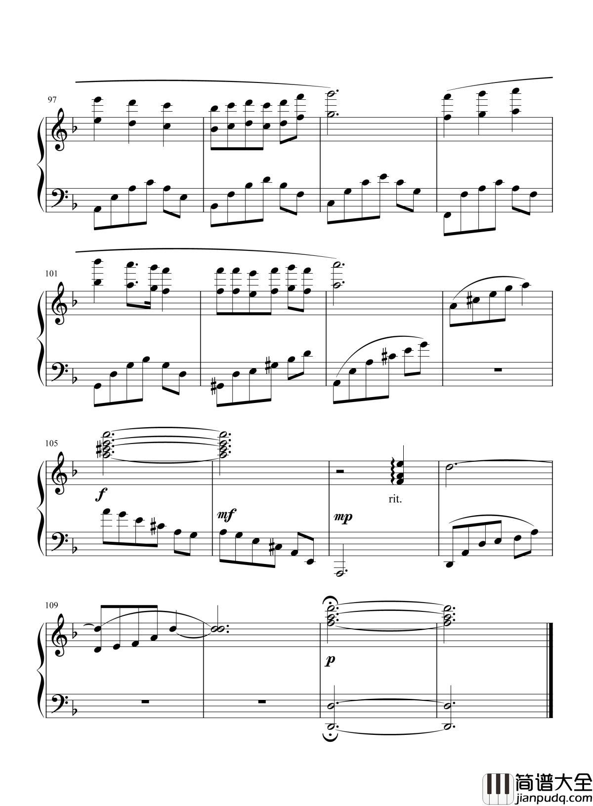 幸福相守钢琴谱_孙楠|幸福不再遥远,幸福我们相守