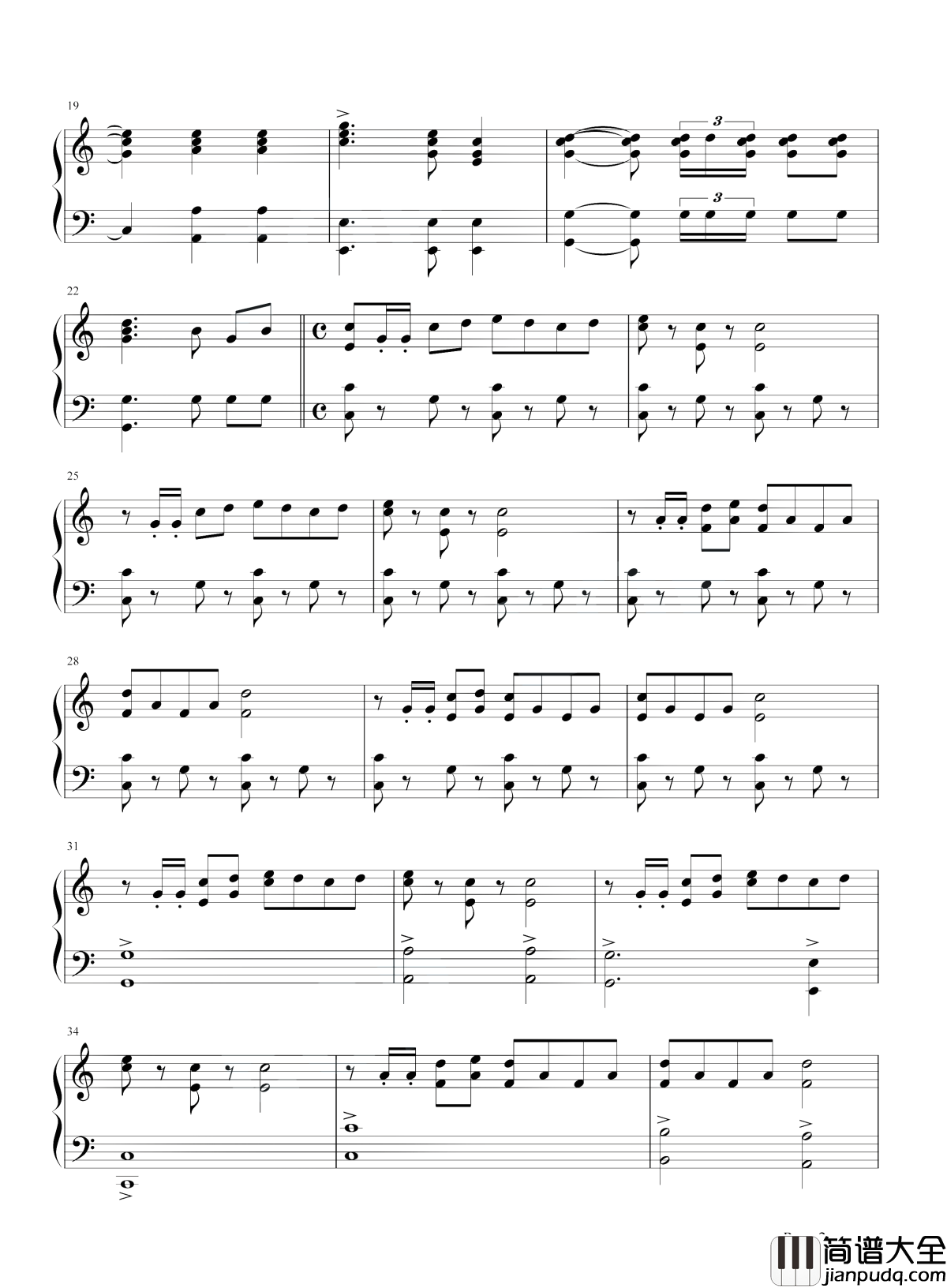 1812序曲钢琴谱_柴可夫斯基_一个没有热情的创作，却成了音乐杰作