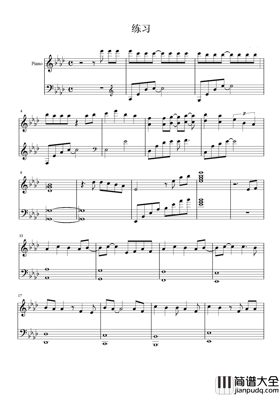 练习钢琴谱_刘德华_背后的爱情故事，让人泪奔