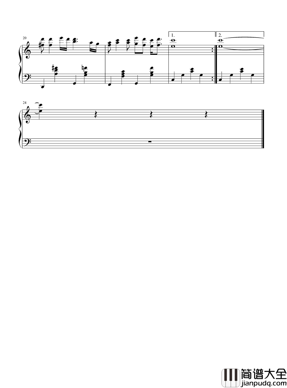 情义无价钢琴谱_林灵_从未失去也不怕拥有