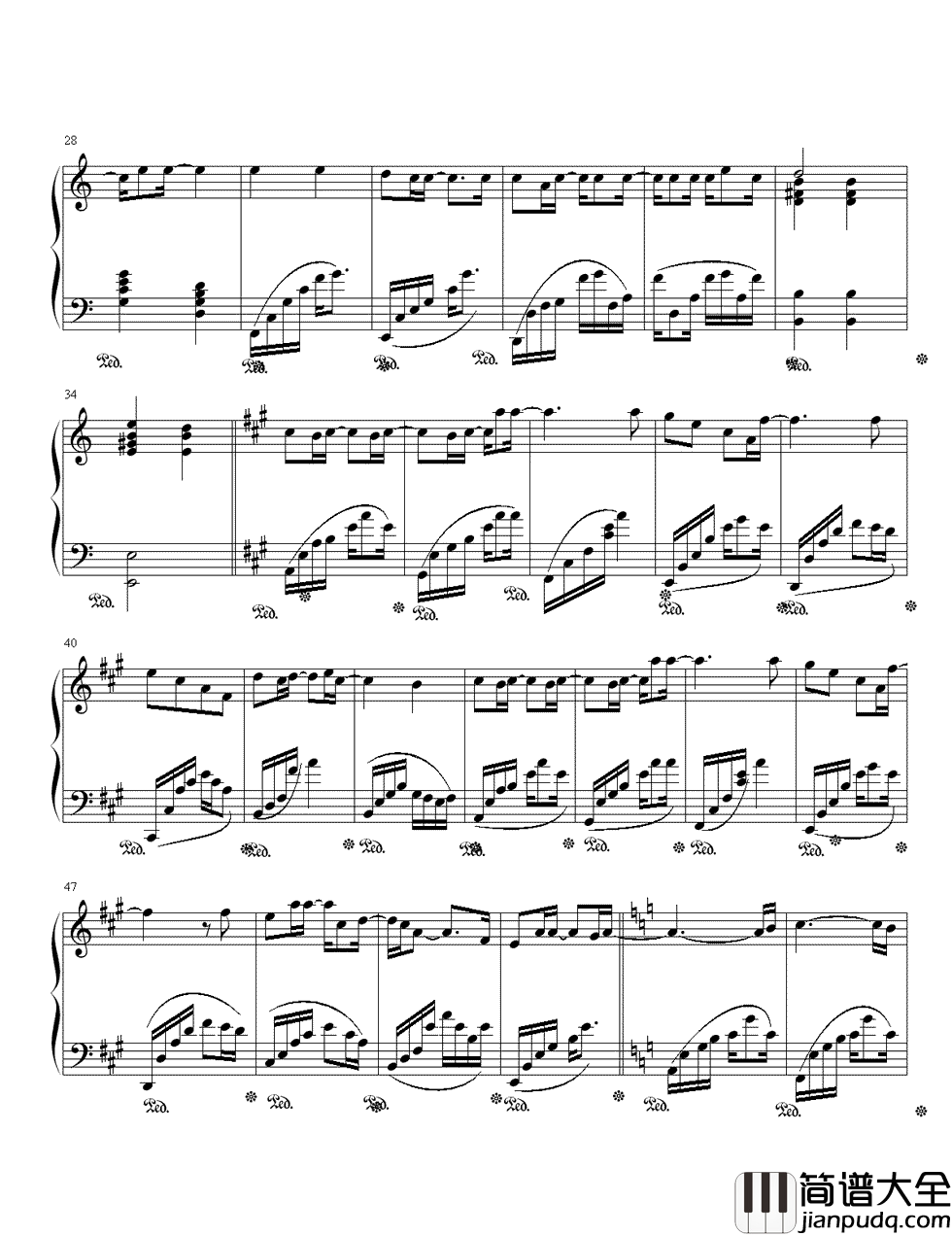 自我催眠钢琴谱_罗志祥｜我渐渐的自我催眠,却回不到从前